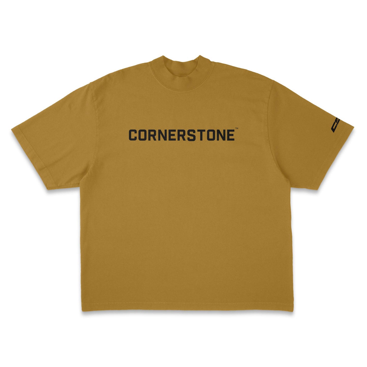 BASIC GAMUSA LOGO TEE "MUSTARD"