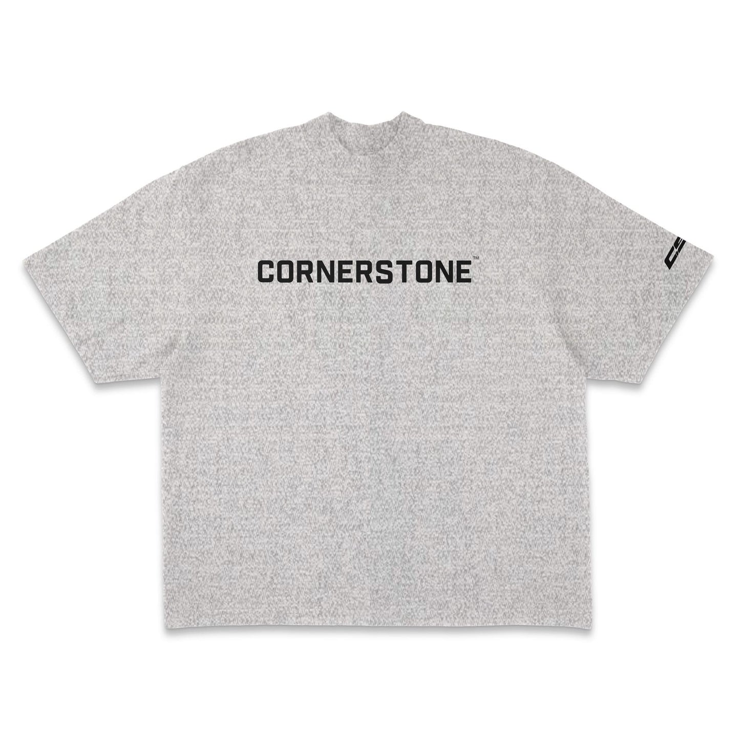 BASIC GAMUSA LOGO TEE "HEATHER GRAY"