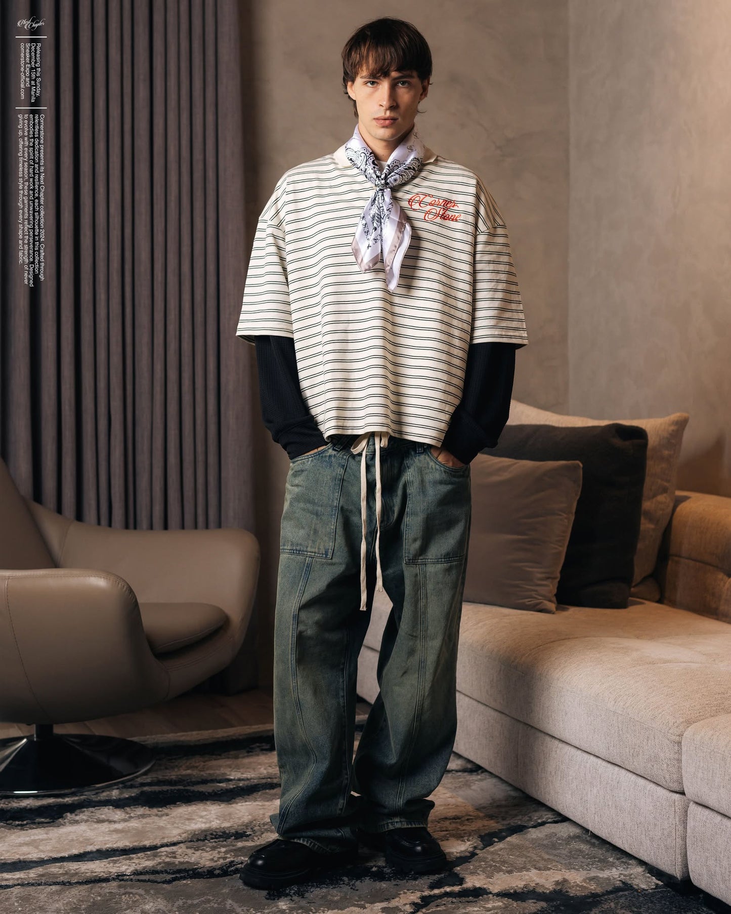 Boxy Fit Collared Shirt