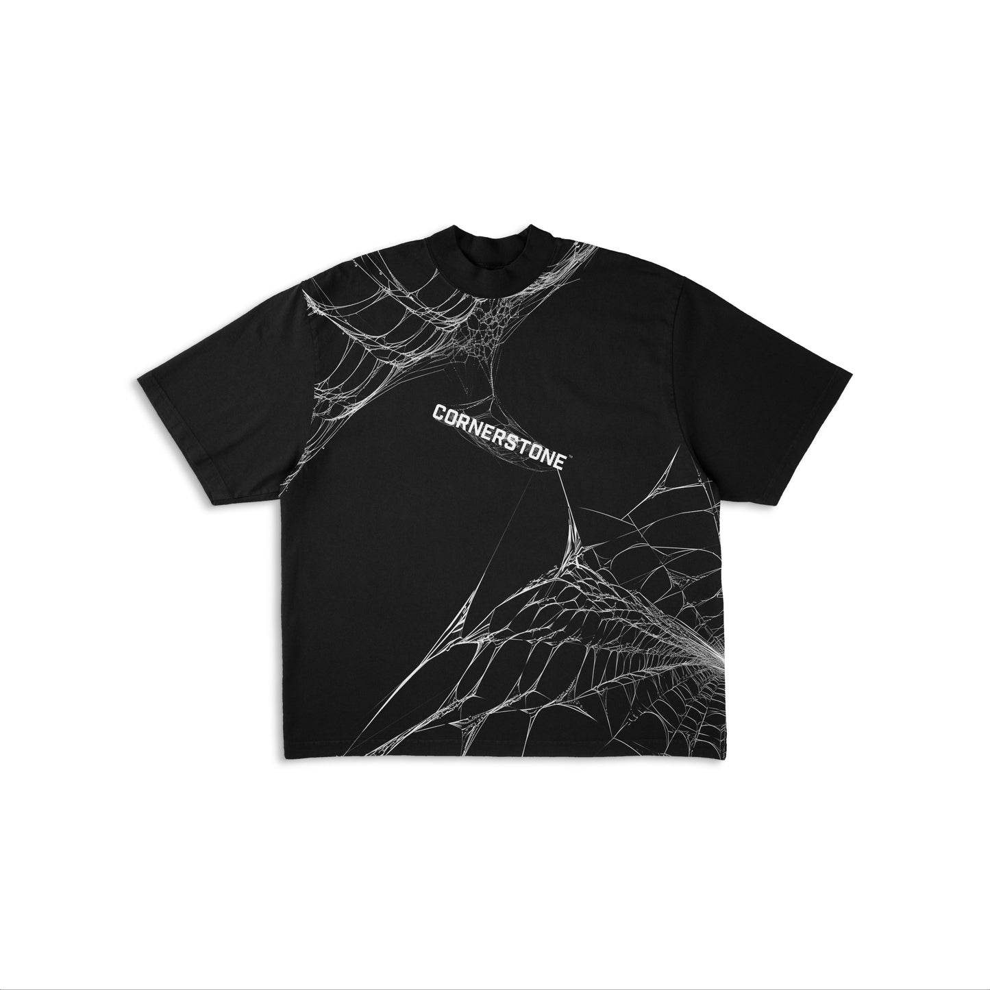 HALLOWEEN SPIDER WEB TEE