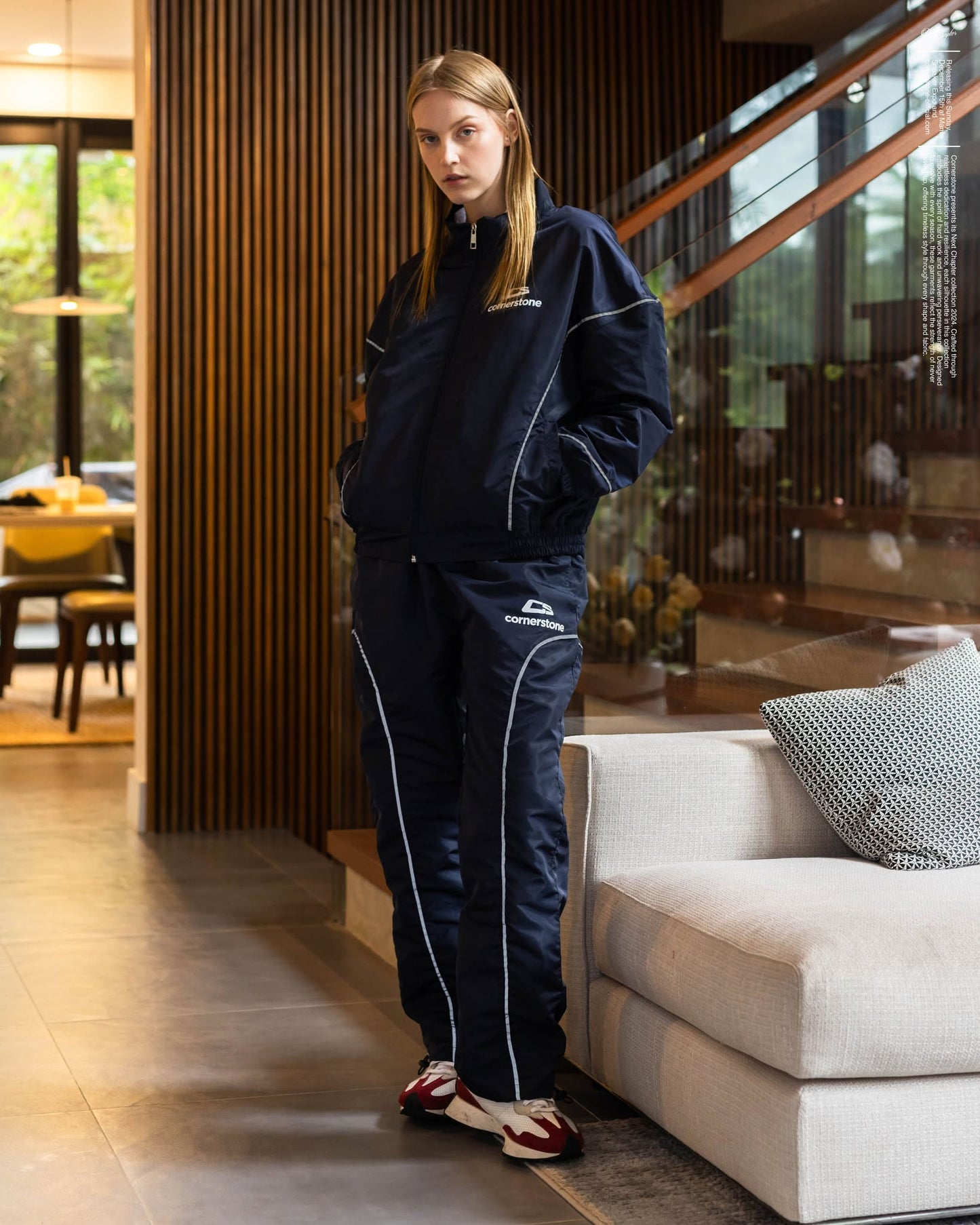 Reflective Nylon Track Jacket