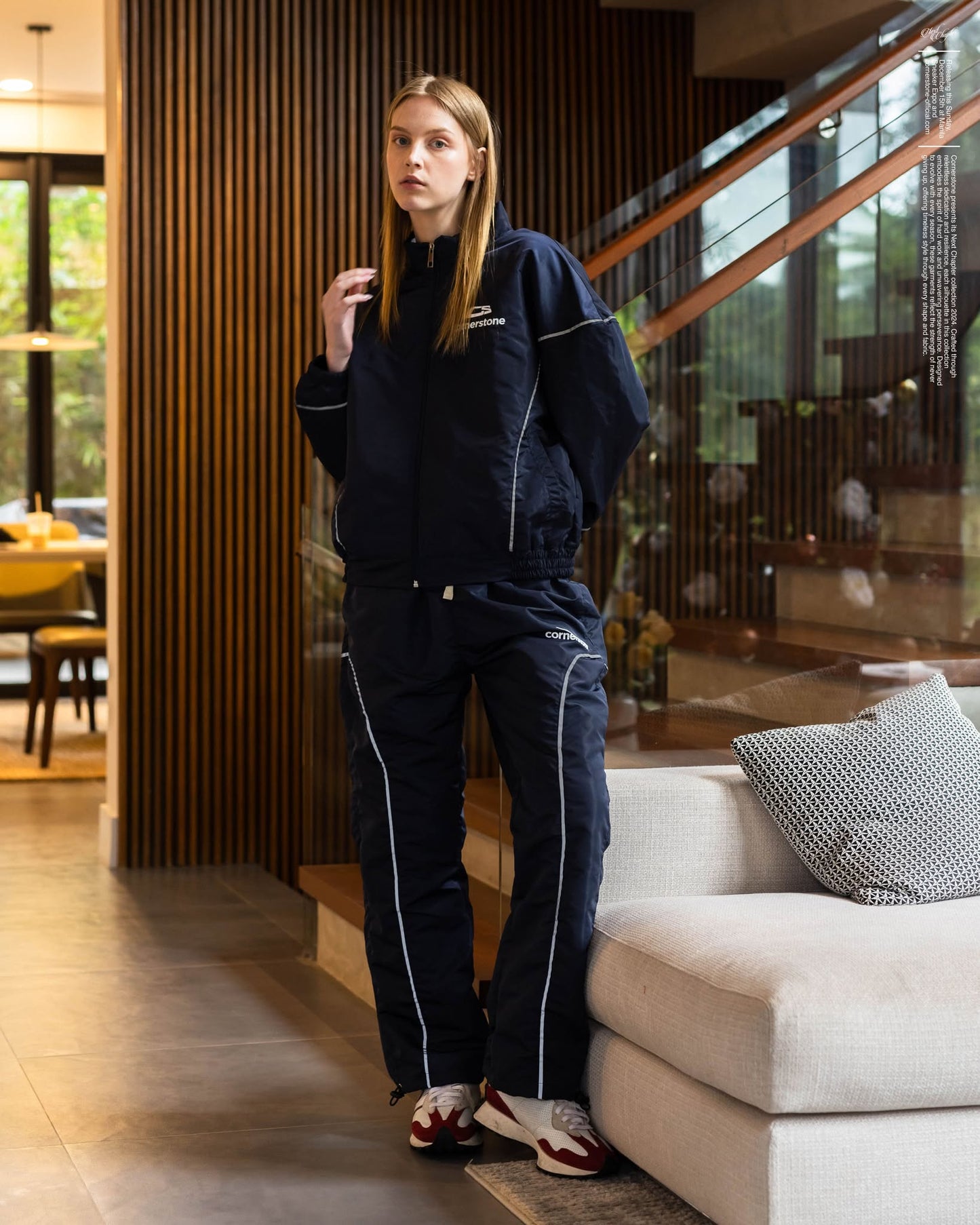 Reflective Nylon Track Jacket