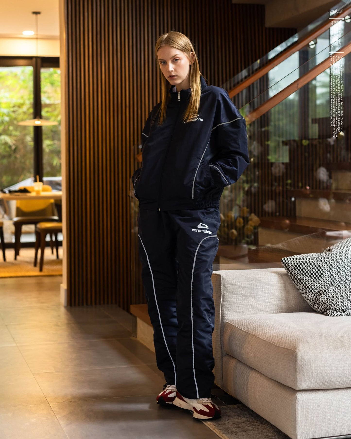 Reflective Nylon Track Jacket