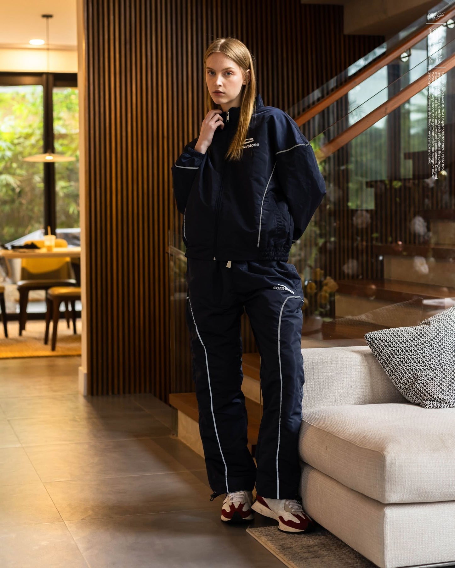 Reflective Nylon Track Jacket