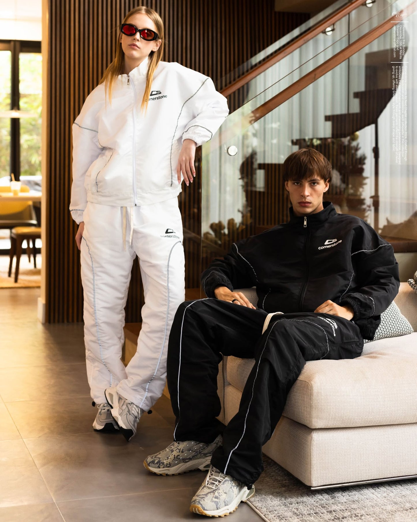 Reflective Nylon Track Jacket