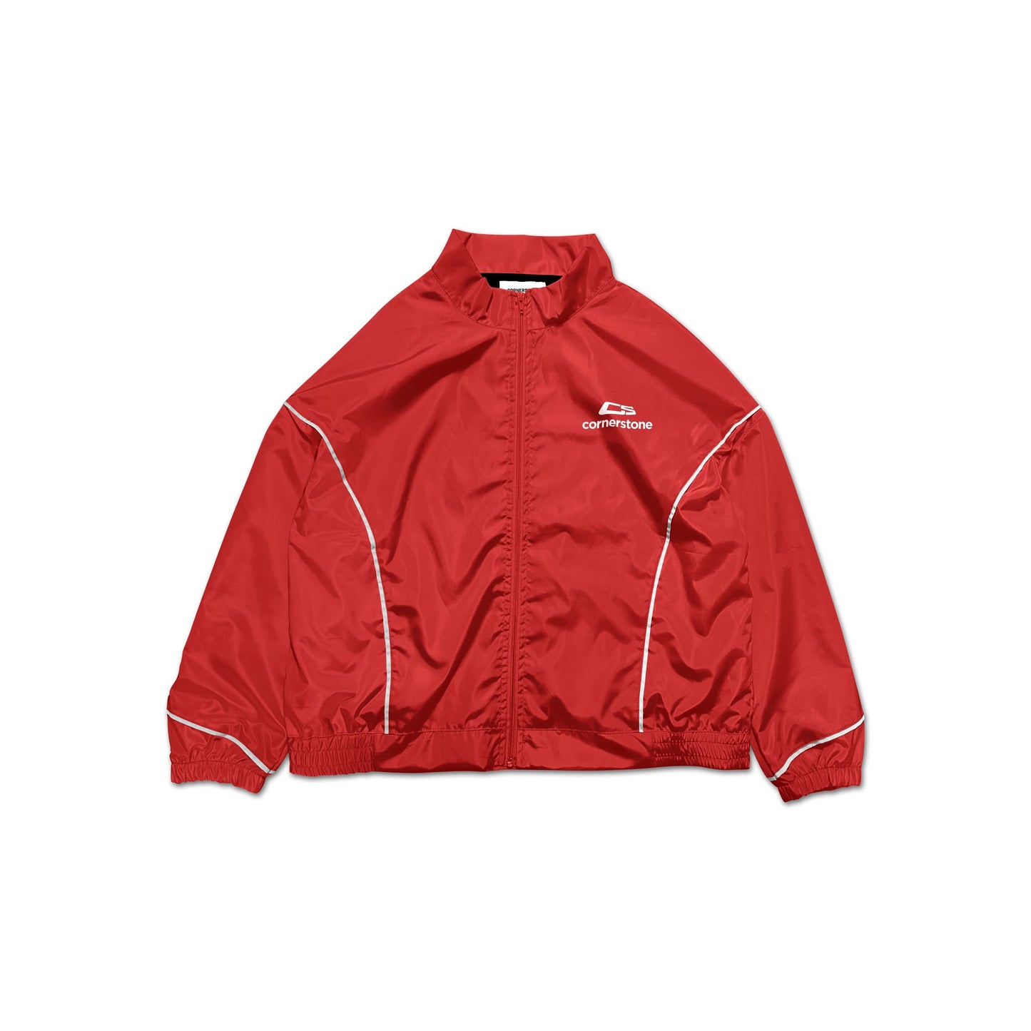 Reflective Nylon Track Jacket