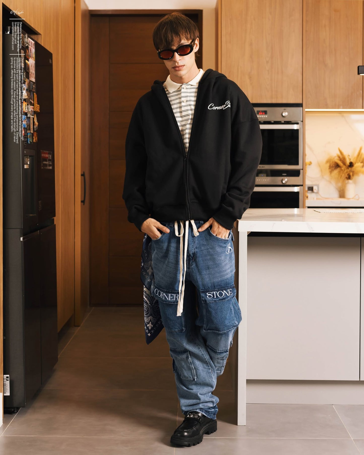 Cargo Denim Pants