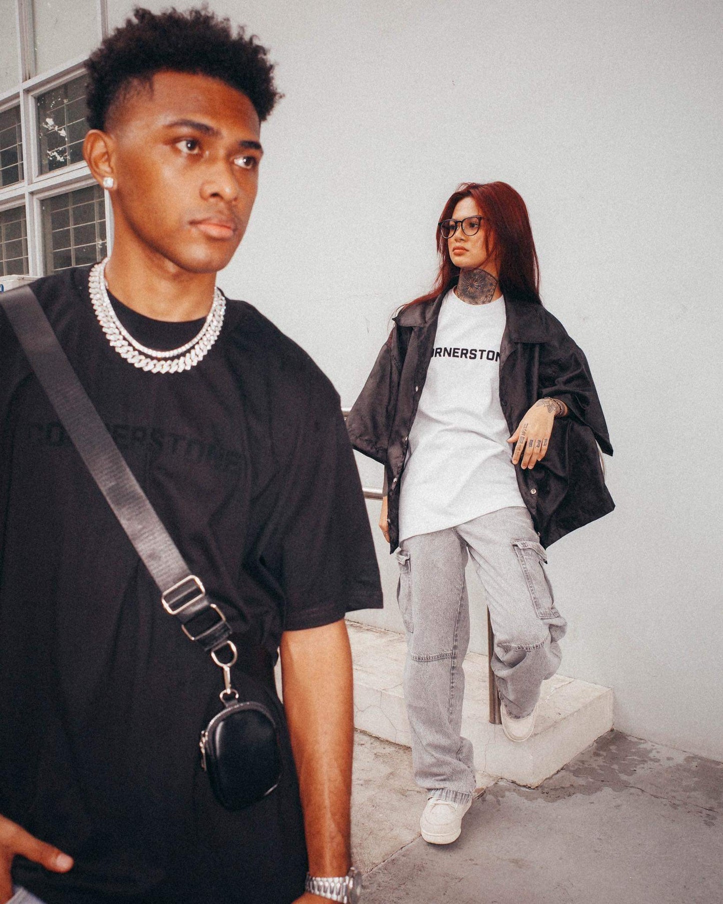 BASIC GAMUSA LOGO TEE "TRIPLE BLACK"