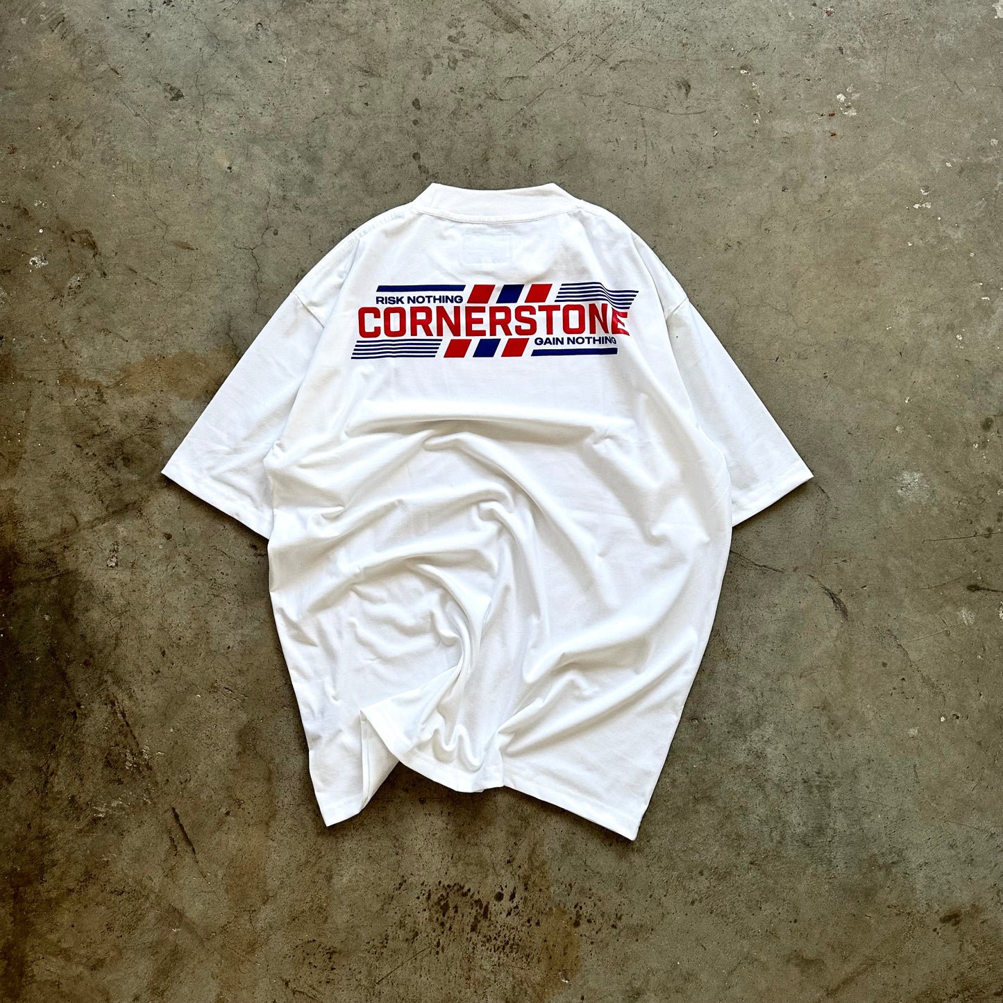 OVERSIZED FLIGHT TEE IN WHITE