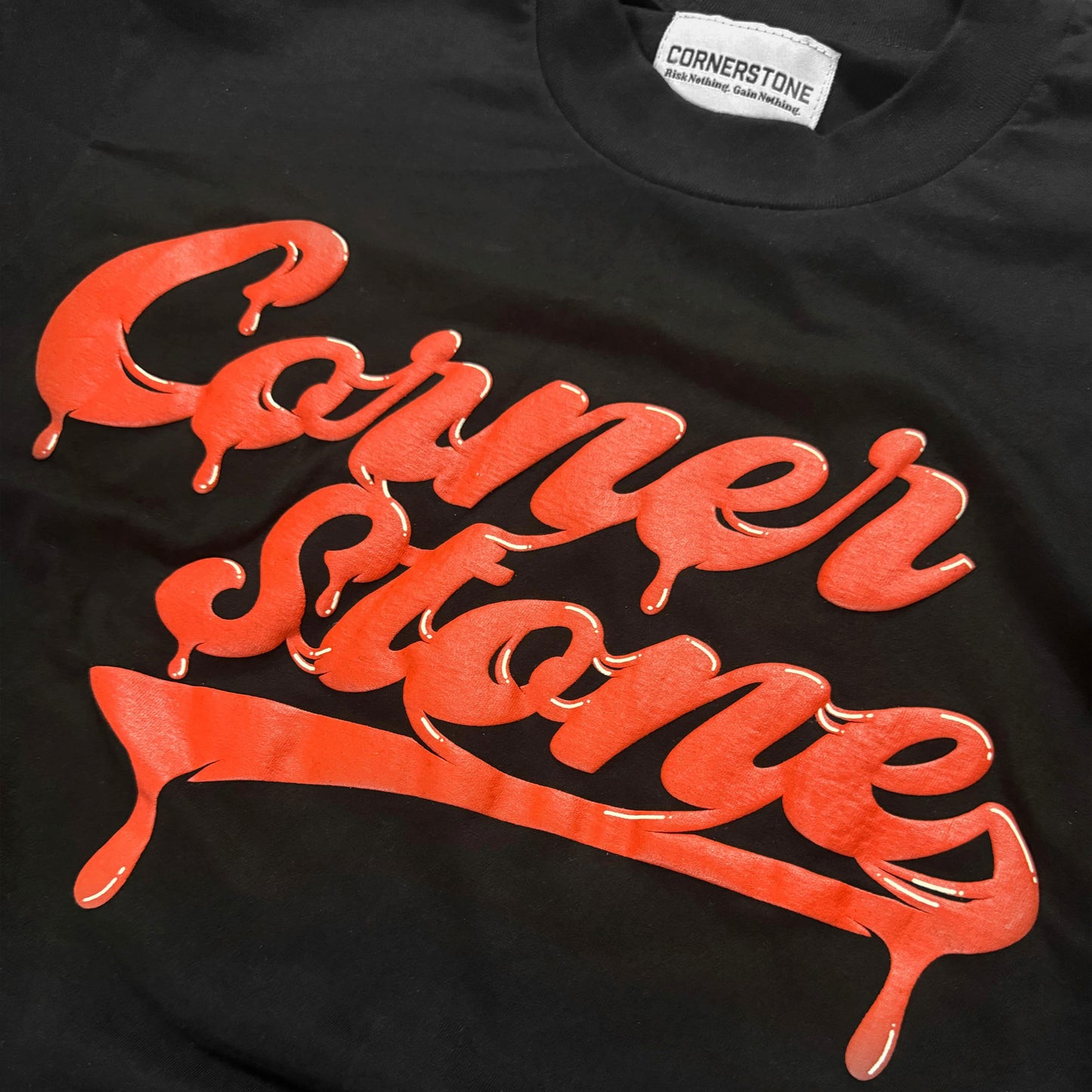 HALLOWEEN BLOOD DRIPPING LOGO TEE