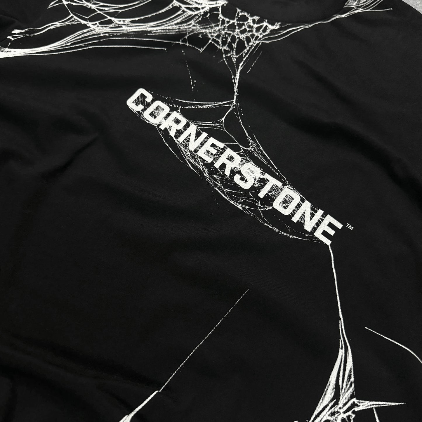 HALLOWEEN SPIDER WEB TEE