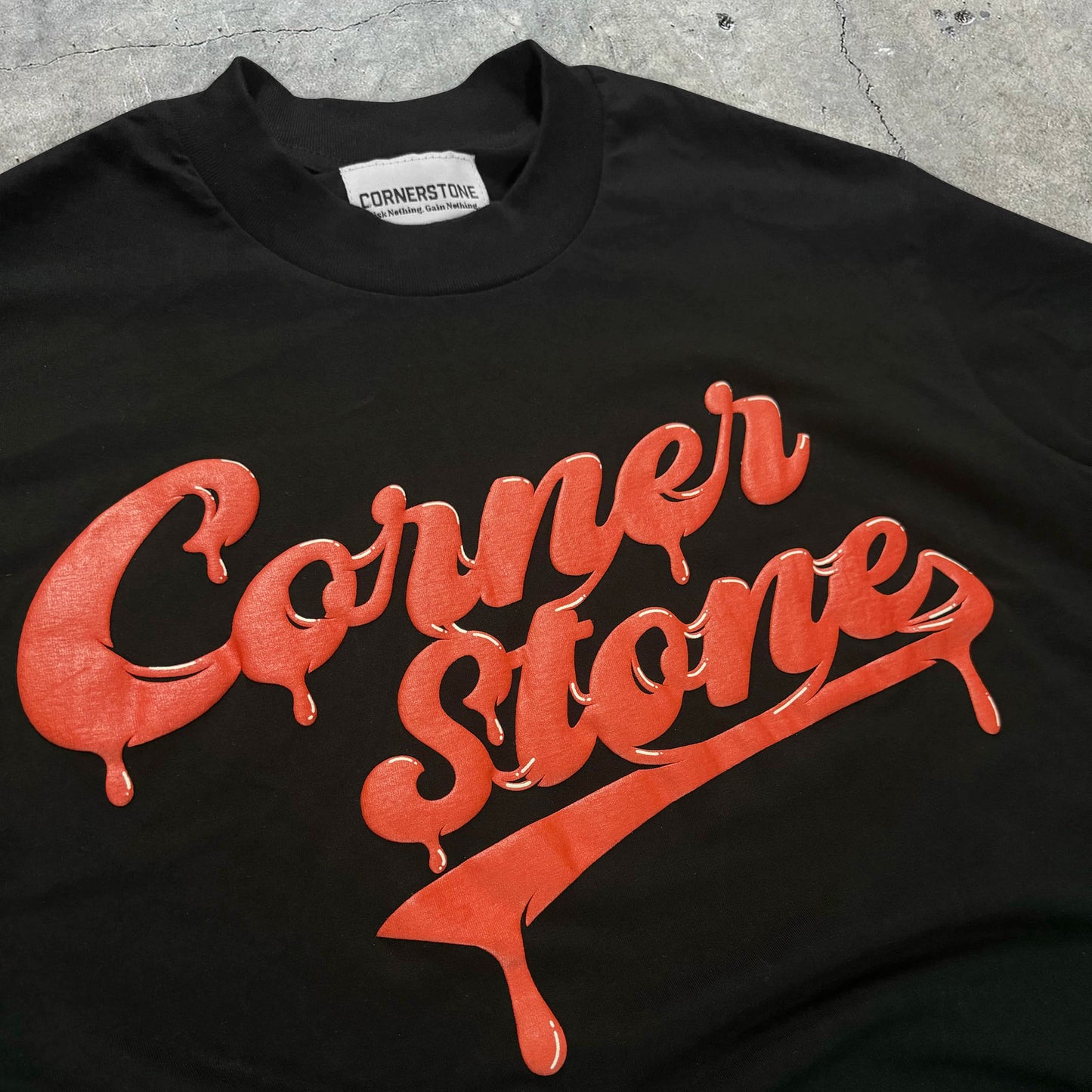 HALLOWEEN BLOOD DRIPPING LOGO TEE