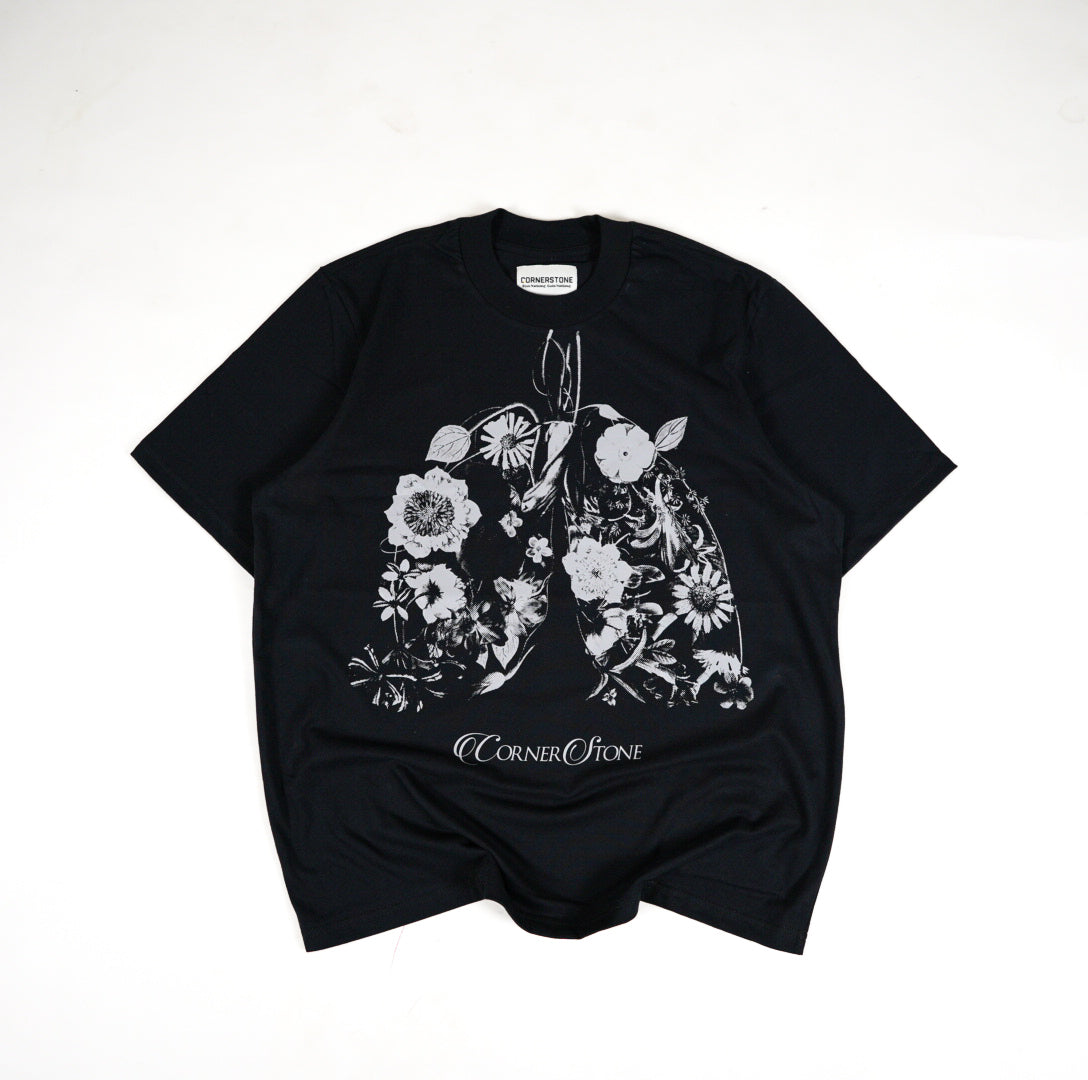 VALENTINES TEE "FLORAL LUNGS"