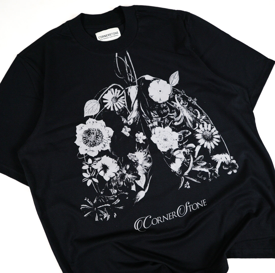 VALENTINES TEE "FLORAL LUNGS"
