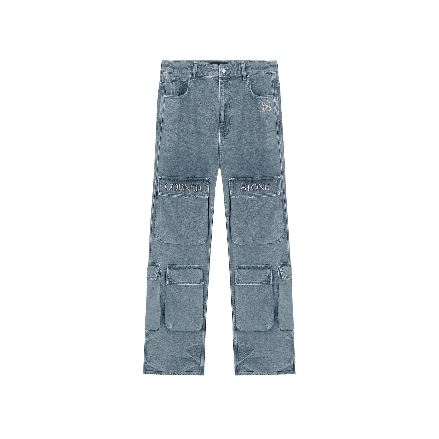 Cargo Denim Pants