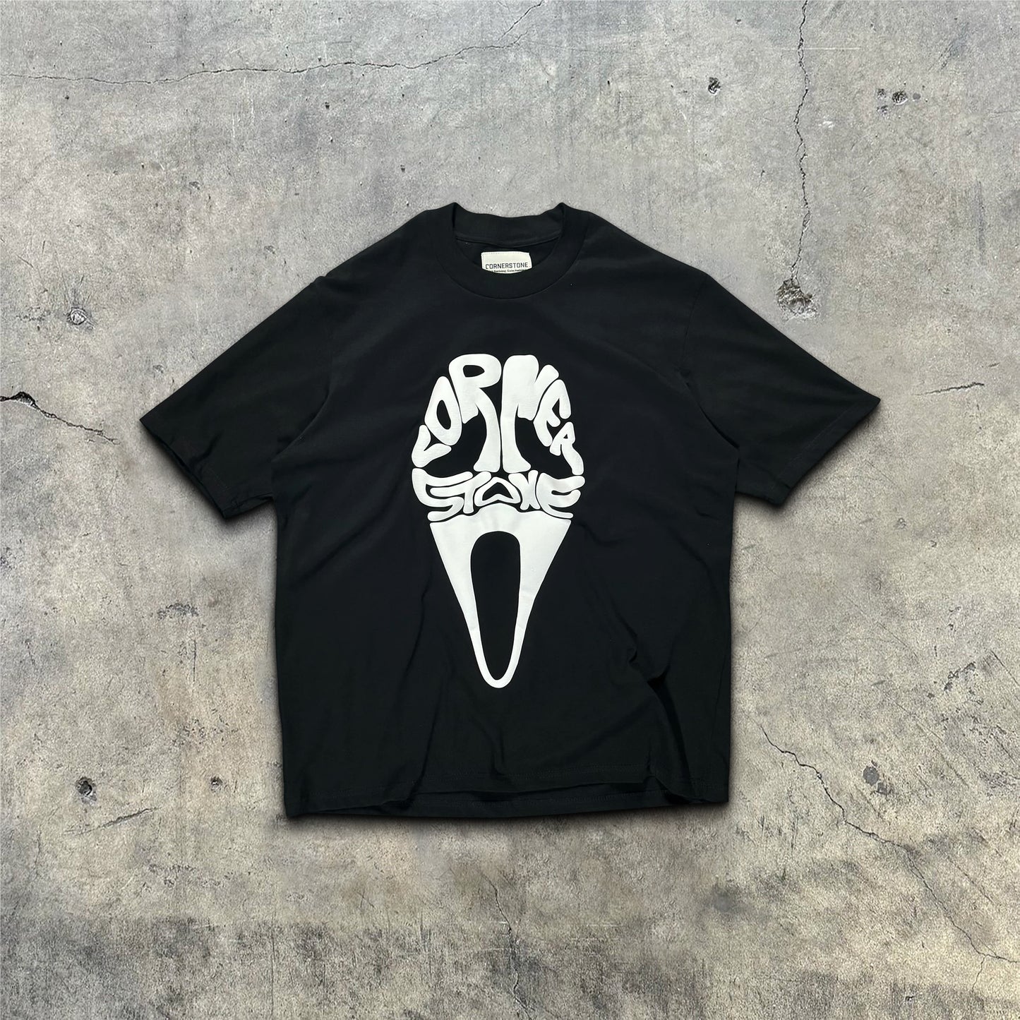 HALLOWEEN SCREAM FACE TEE