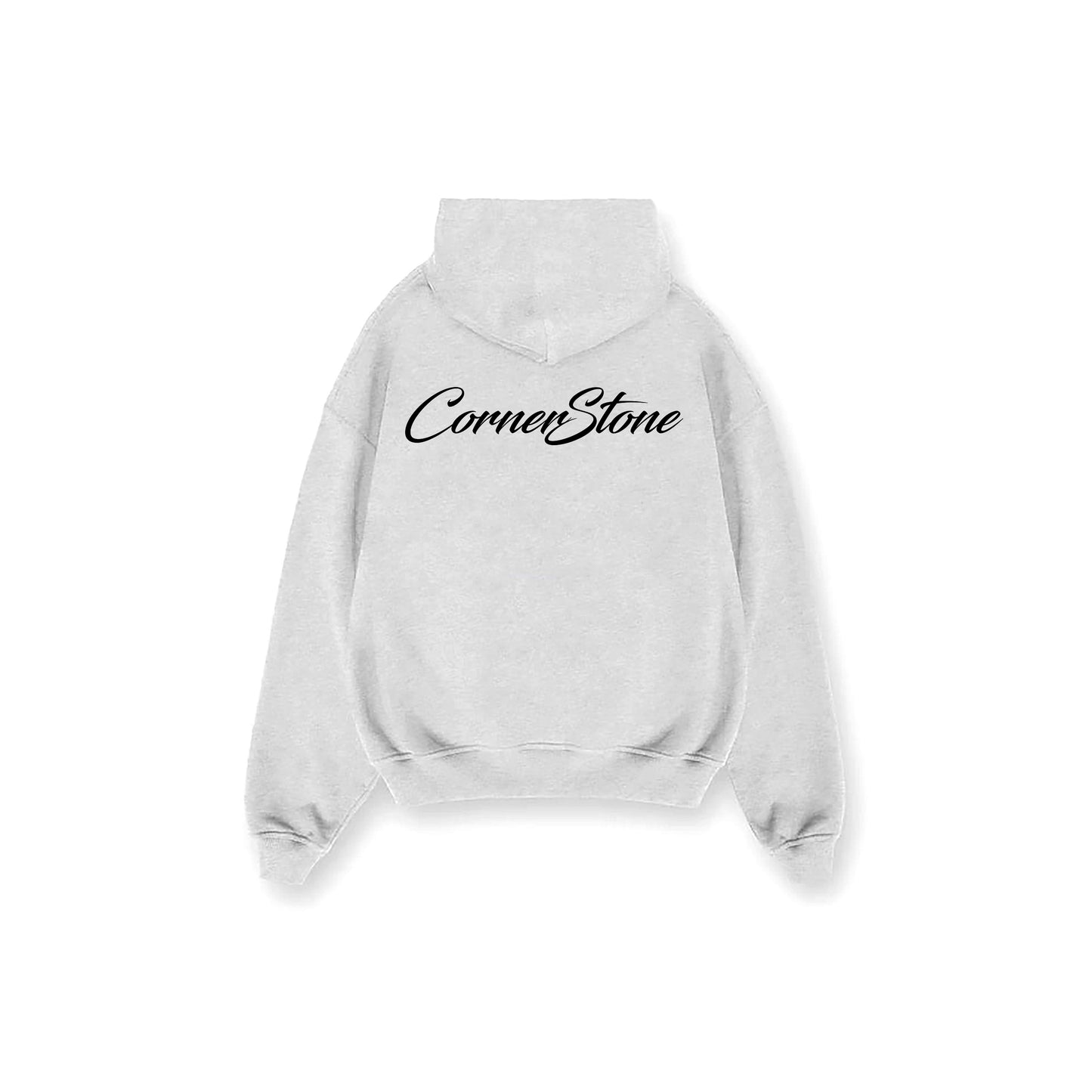 Boxy Fit Script Hoodie