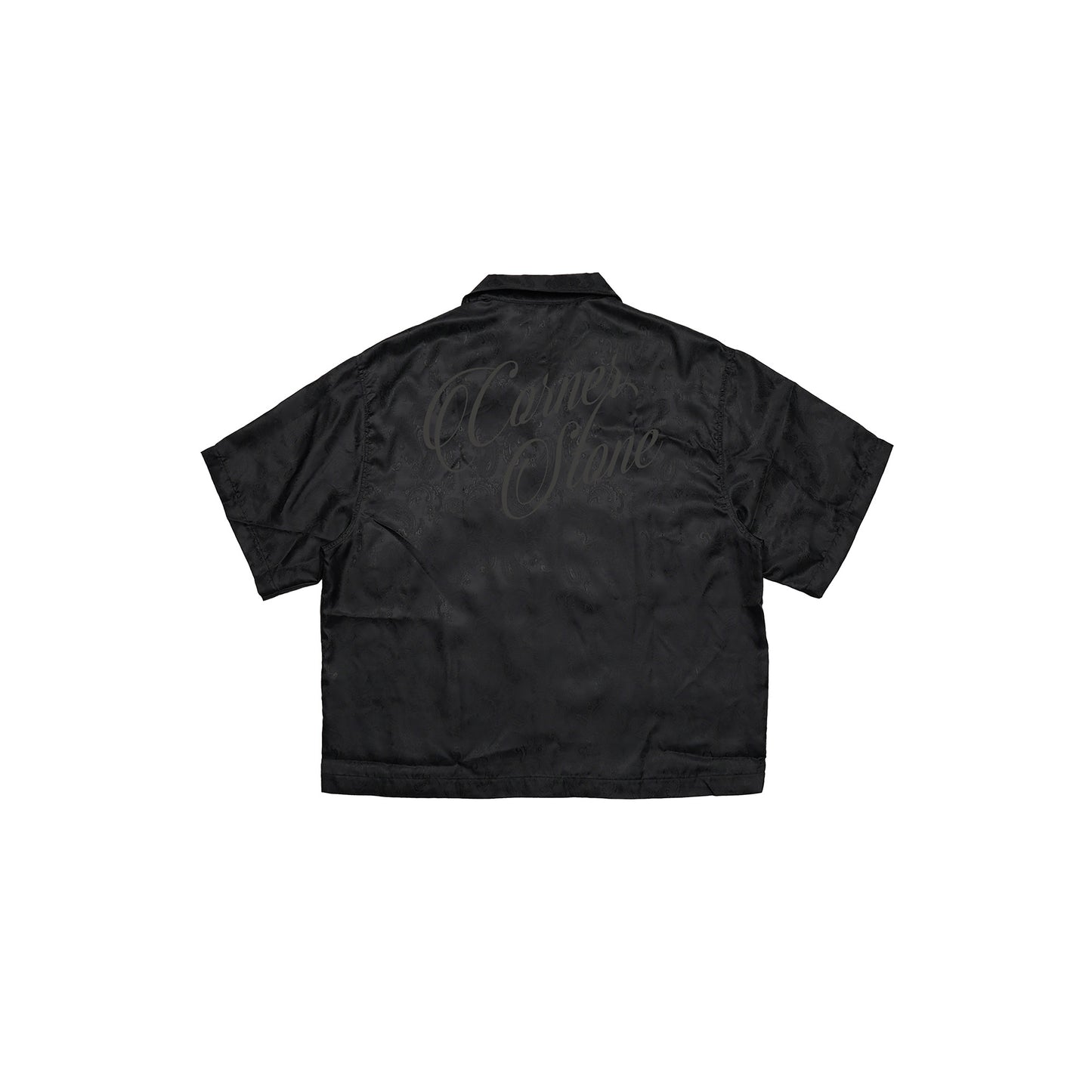 Paisley Satin Button Up