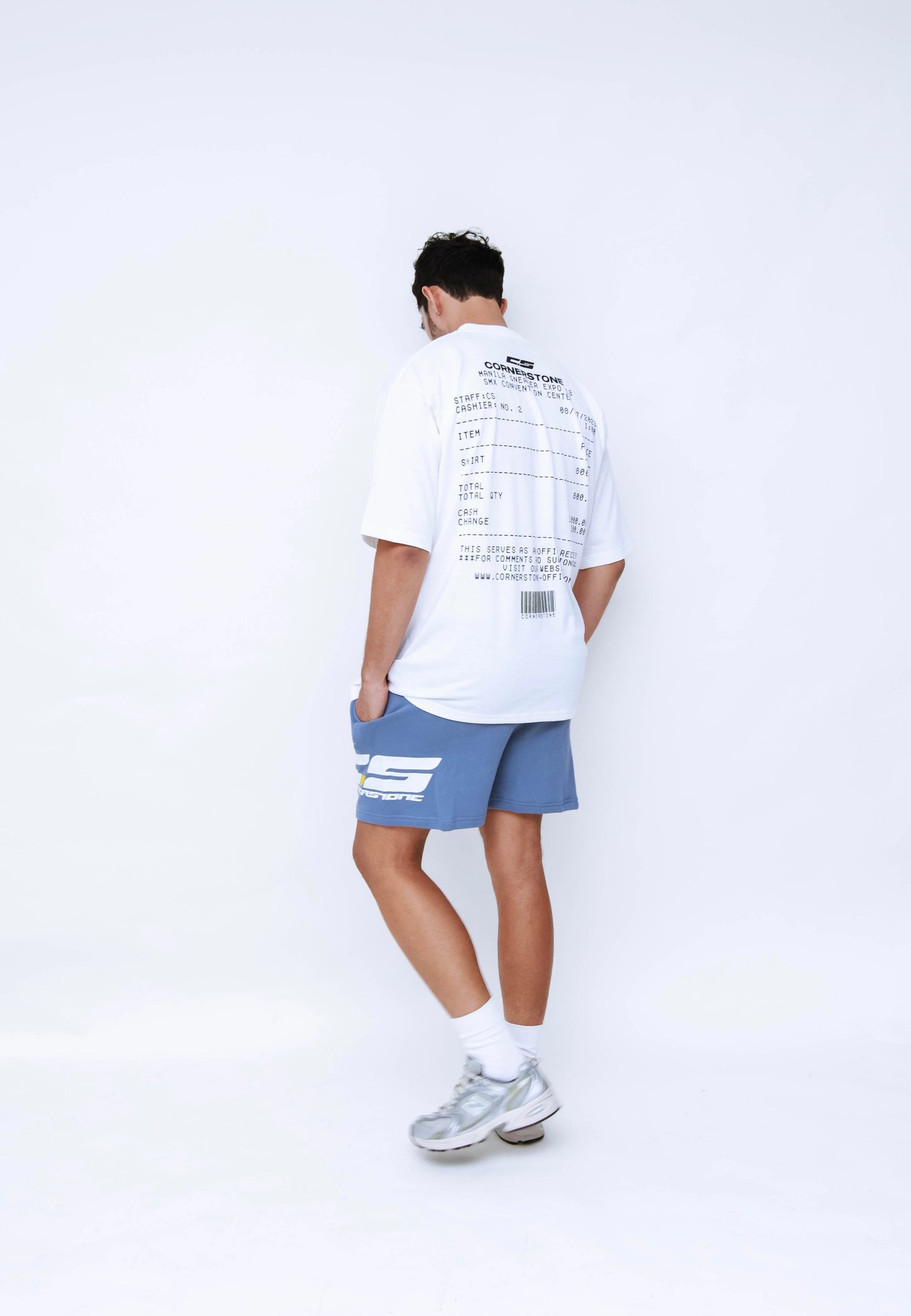 "RECEIPT" T-SHIRT IN OFFWHITE