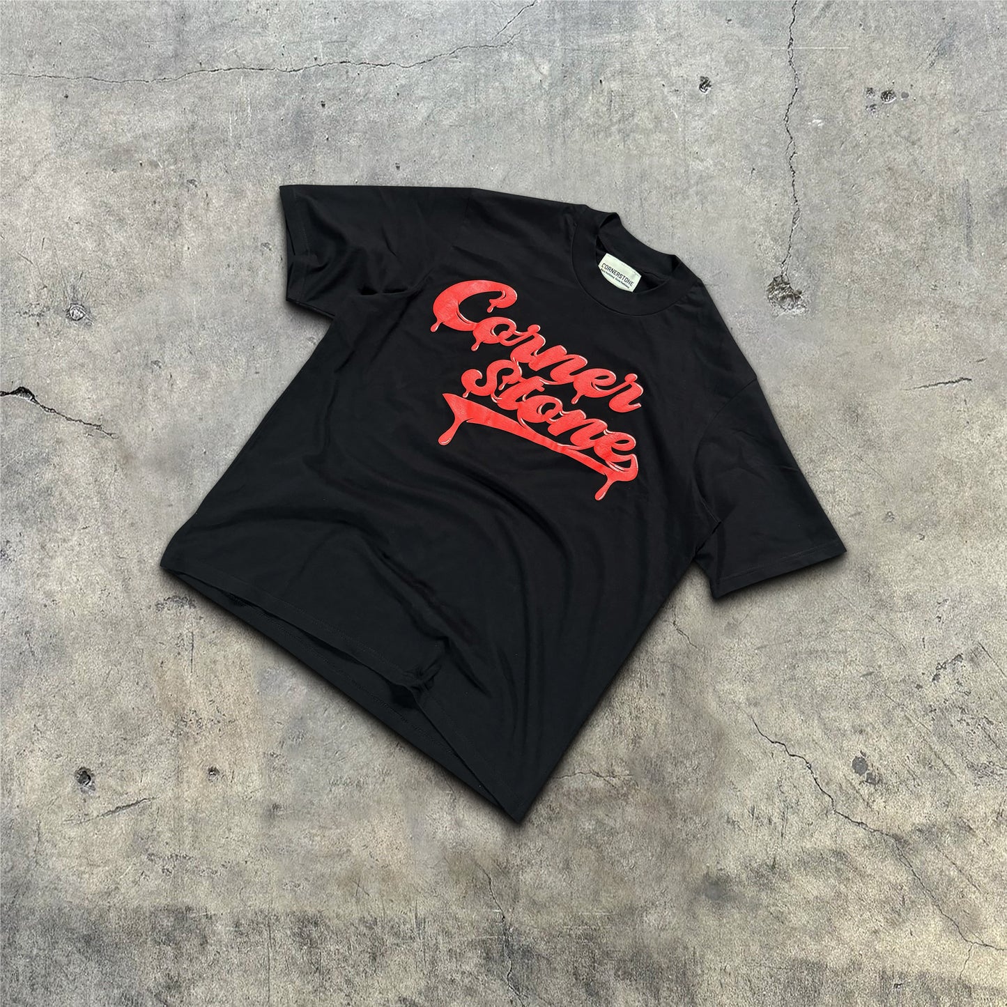 HALLOWEEN BLOOD DRIPPING LOGO TEE