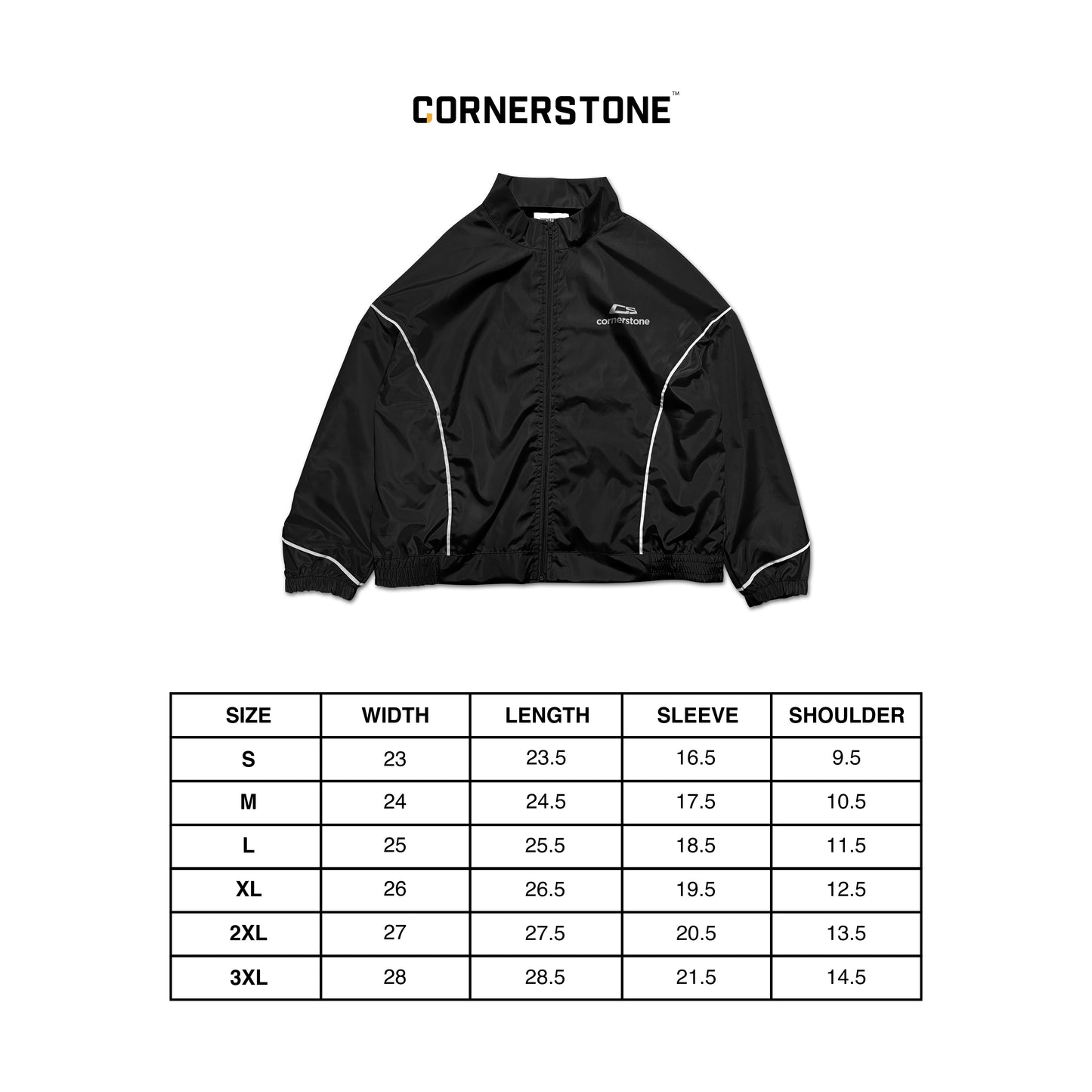 Reflective Nylon Track Jacket