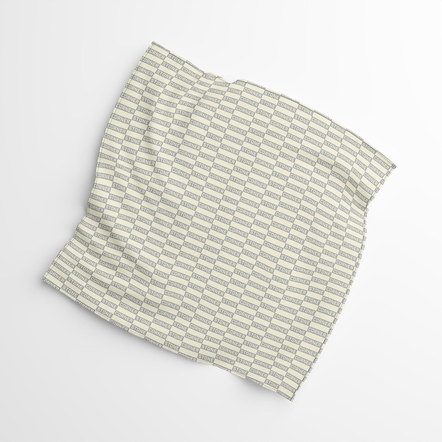 Charmeuse Patterned Scarf in Champagne