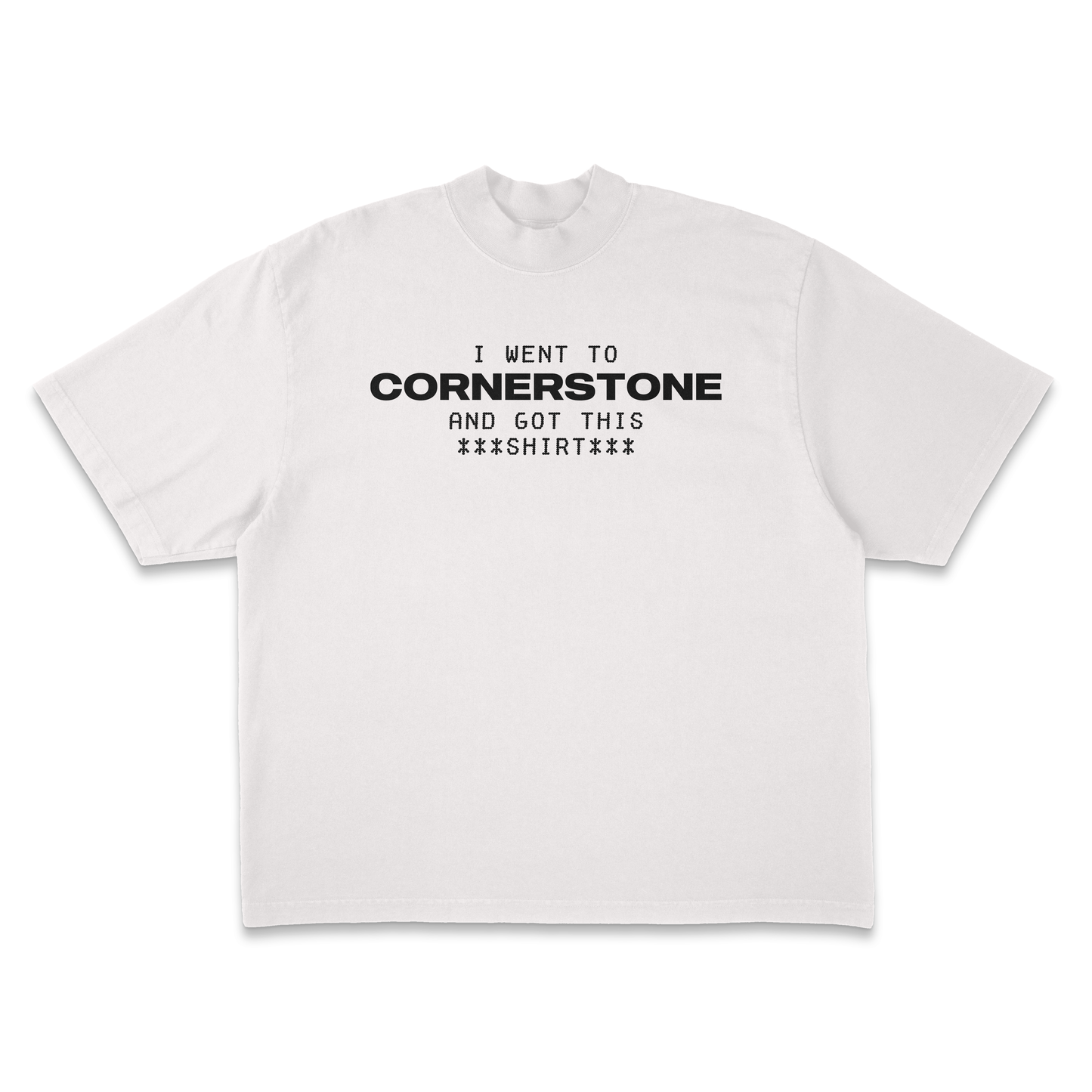 "RECEIPT" T-SHIRT IN OFFWHITE