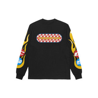 CORNERSTONE RACING CLUB L/S TEE IN BLACK