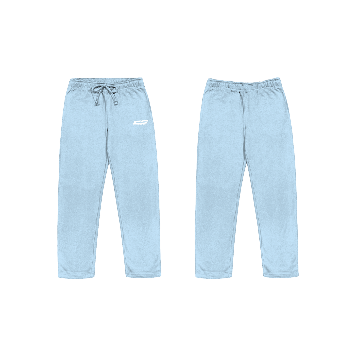 LOOSE TRACKPANTS IN POWDER BLUE