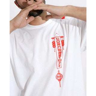 CORNERSTONE CLOTHING OVERSIZED "LUCKY TREE" OFFWHITE