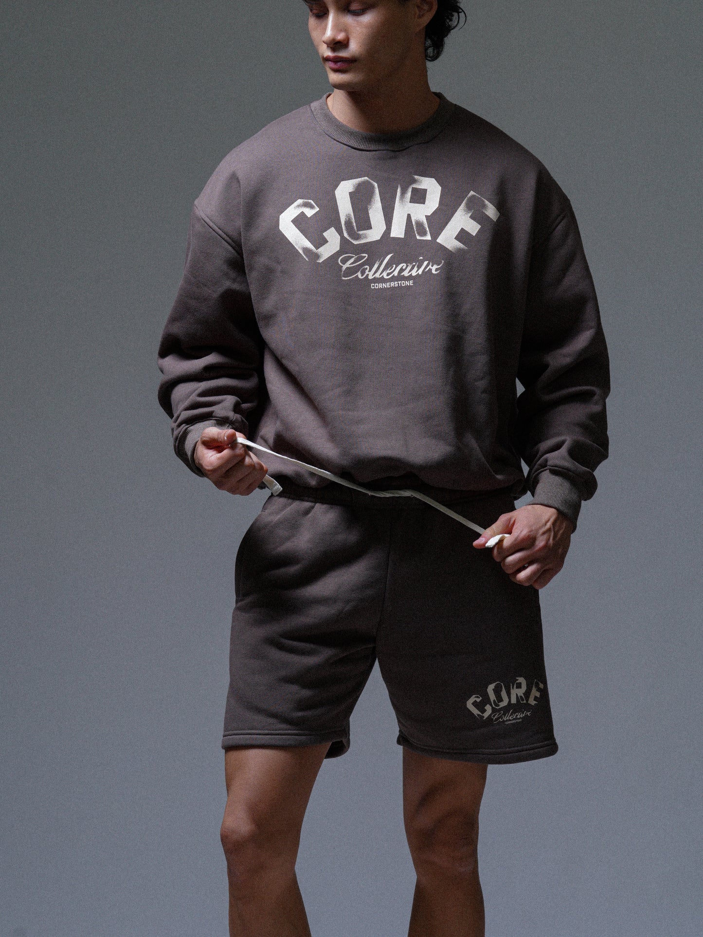 Core Sweatshort - Cocoa Clay