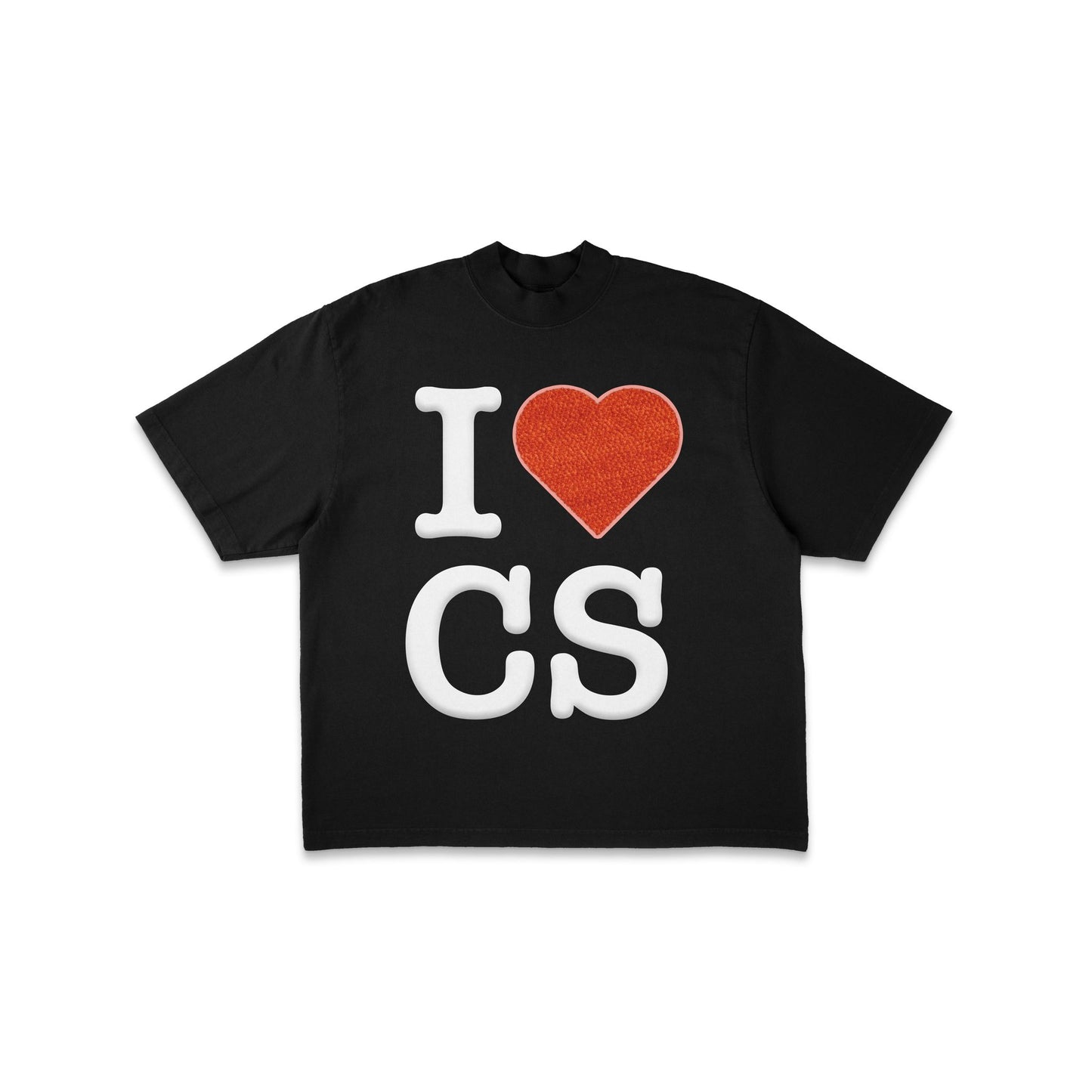 I LOVE CS T-SHIRT IN BLACK