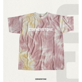 CORNERSTONE CLOTHING OVERSIZED DYE FABRIC “PINK SUNSET”