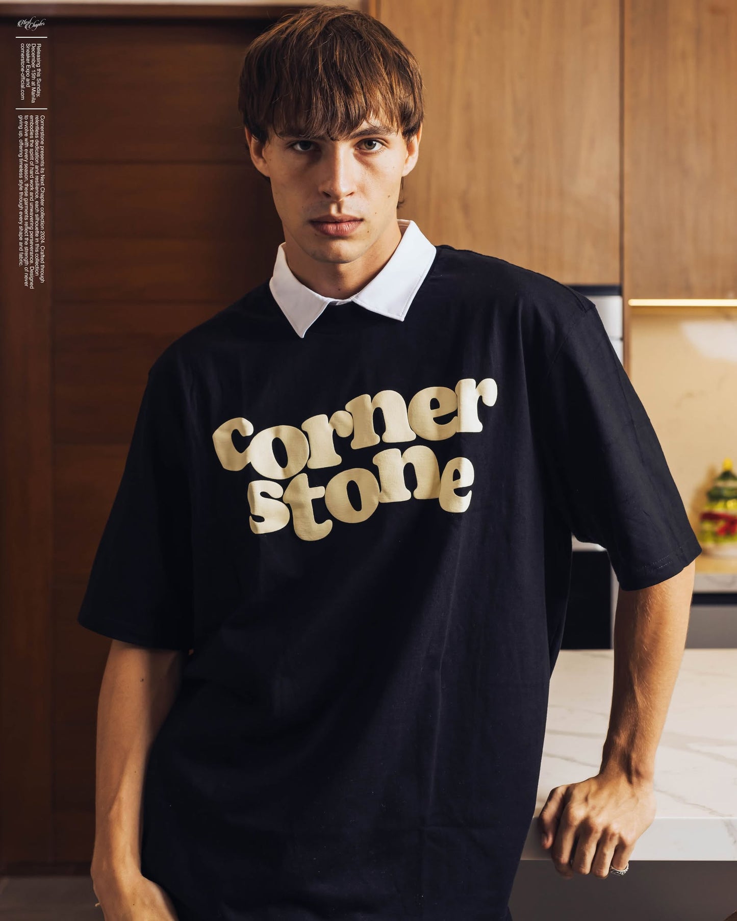 Cornerstone Puffed Logo T-Shirt