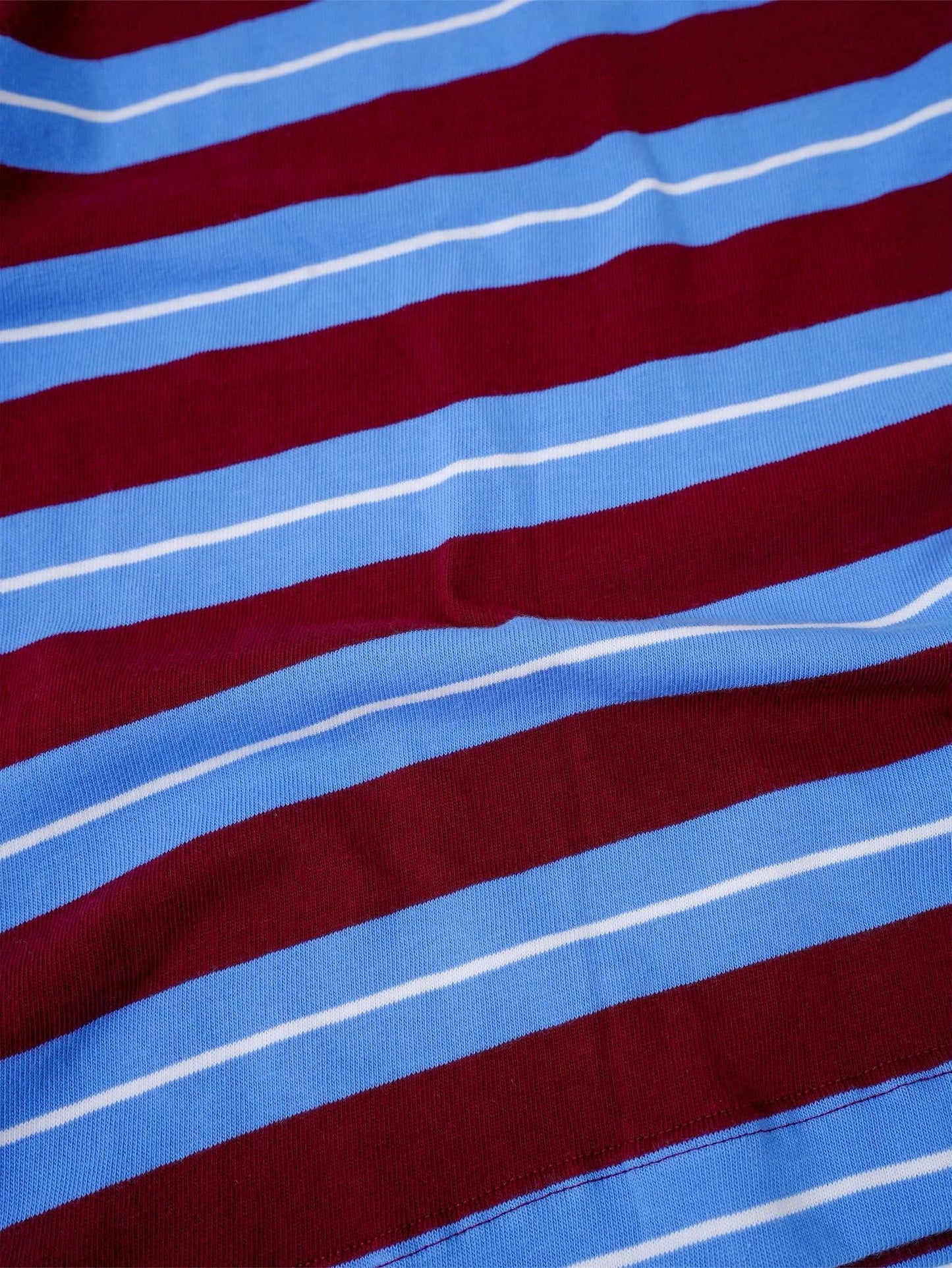 CORNERSTONE BOXY FIT STRIPE TEE "CAROLINA"