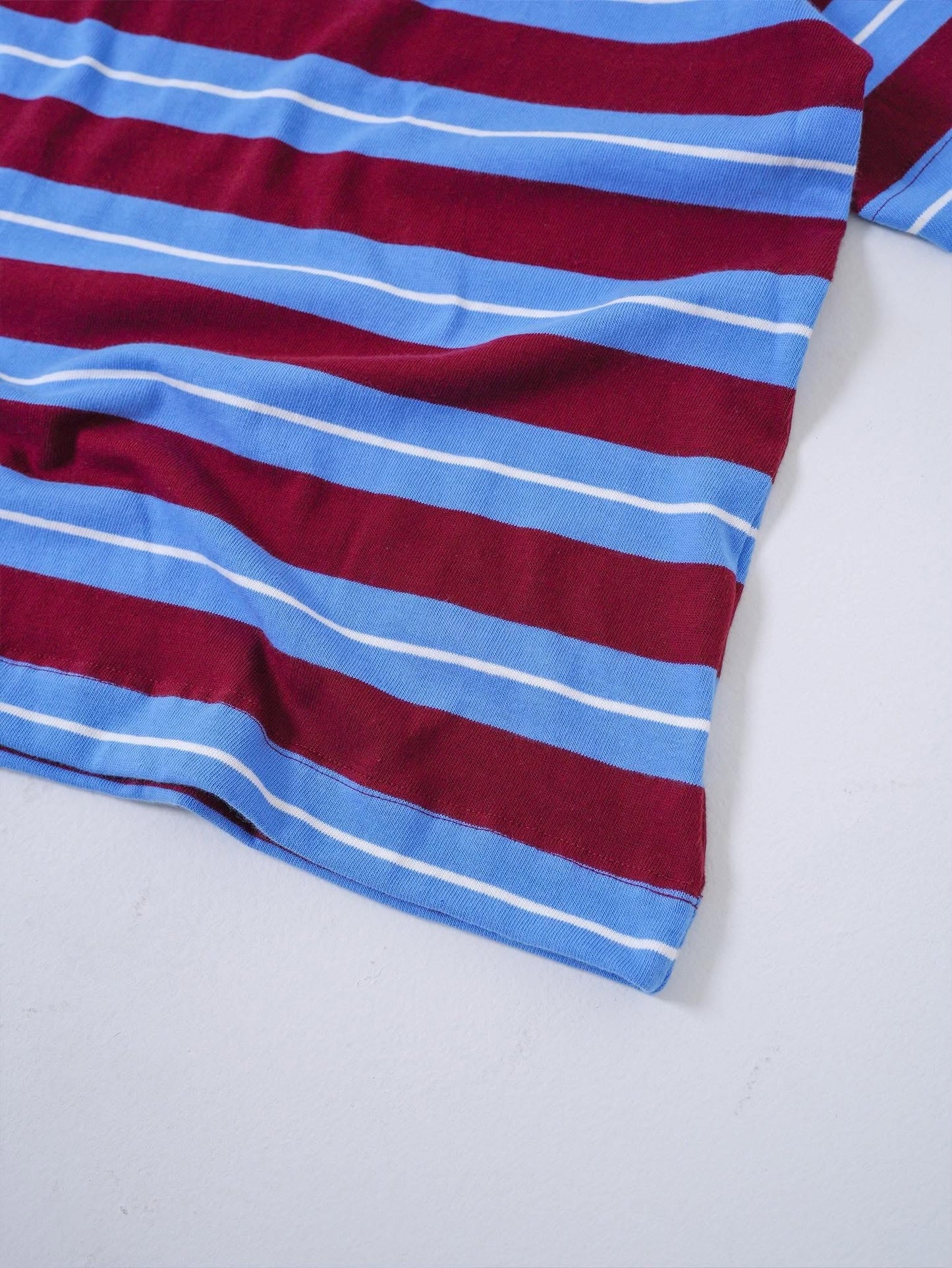 CORNERSTONE BOXY FIT STRIPE TEE "CAROLINA"