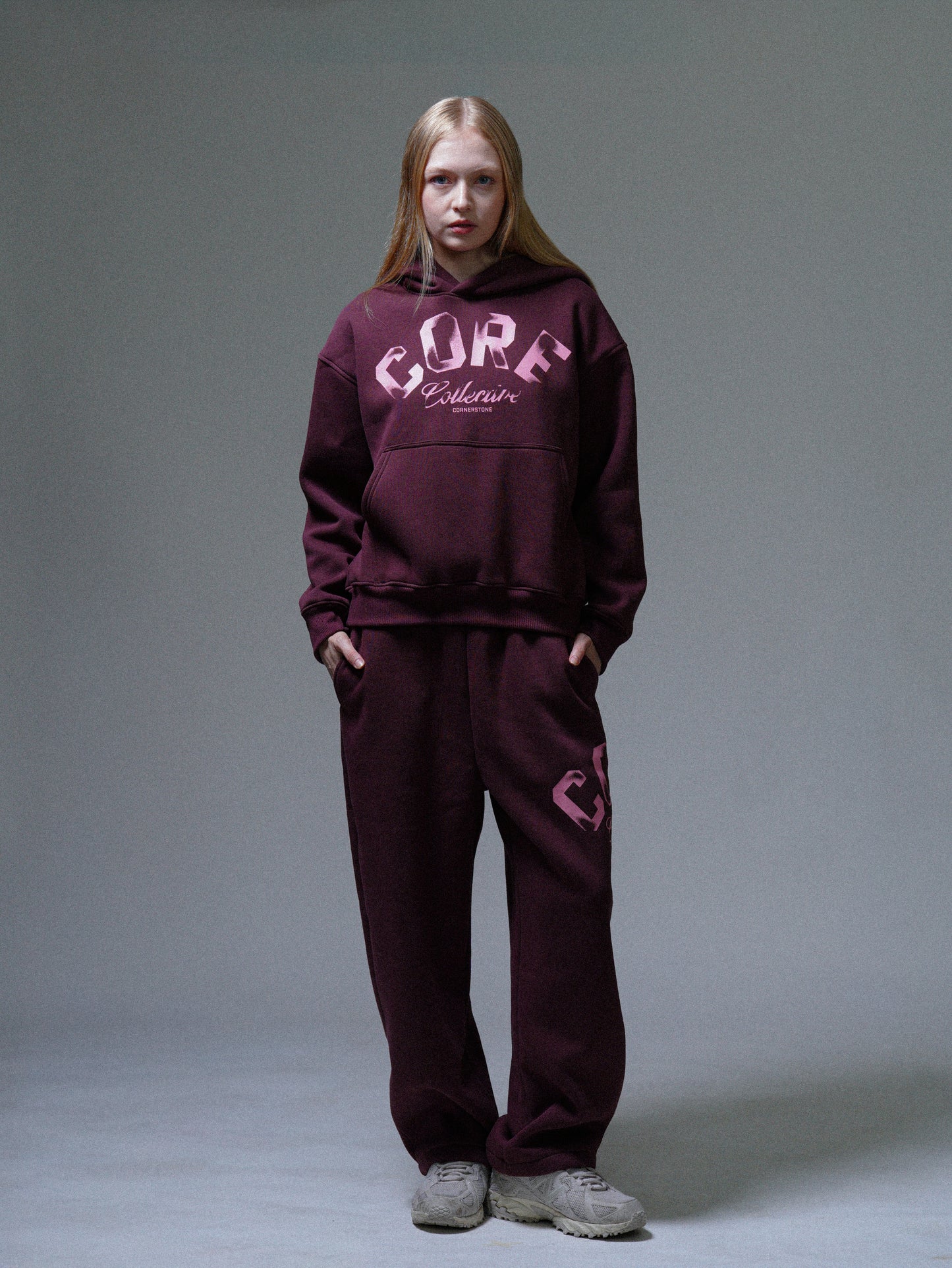 Baggy Sweatpants - Merlot