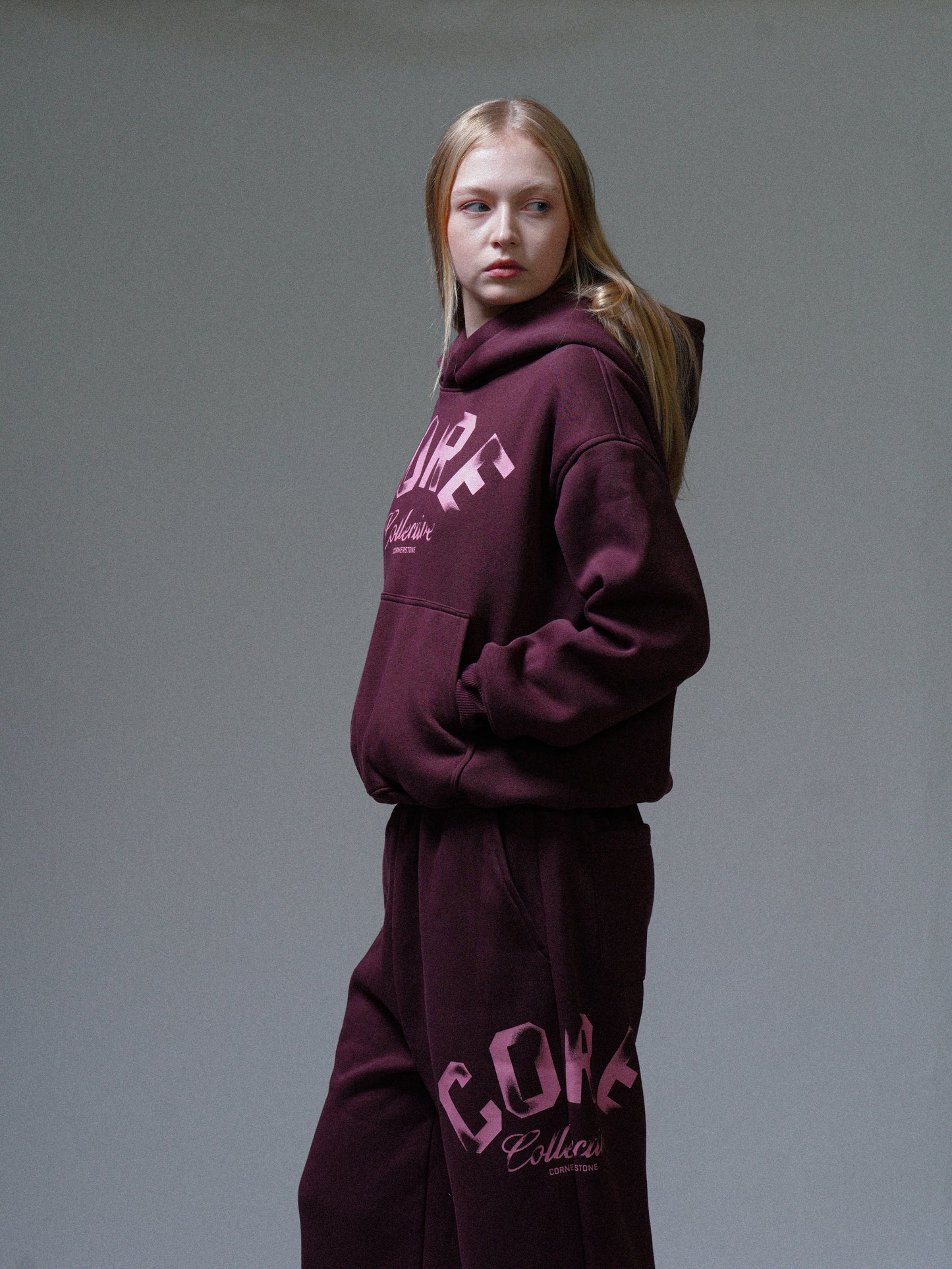 Core Hoodie - Merlot