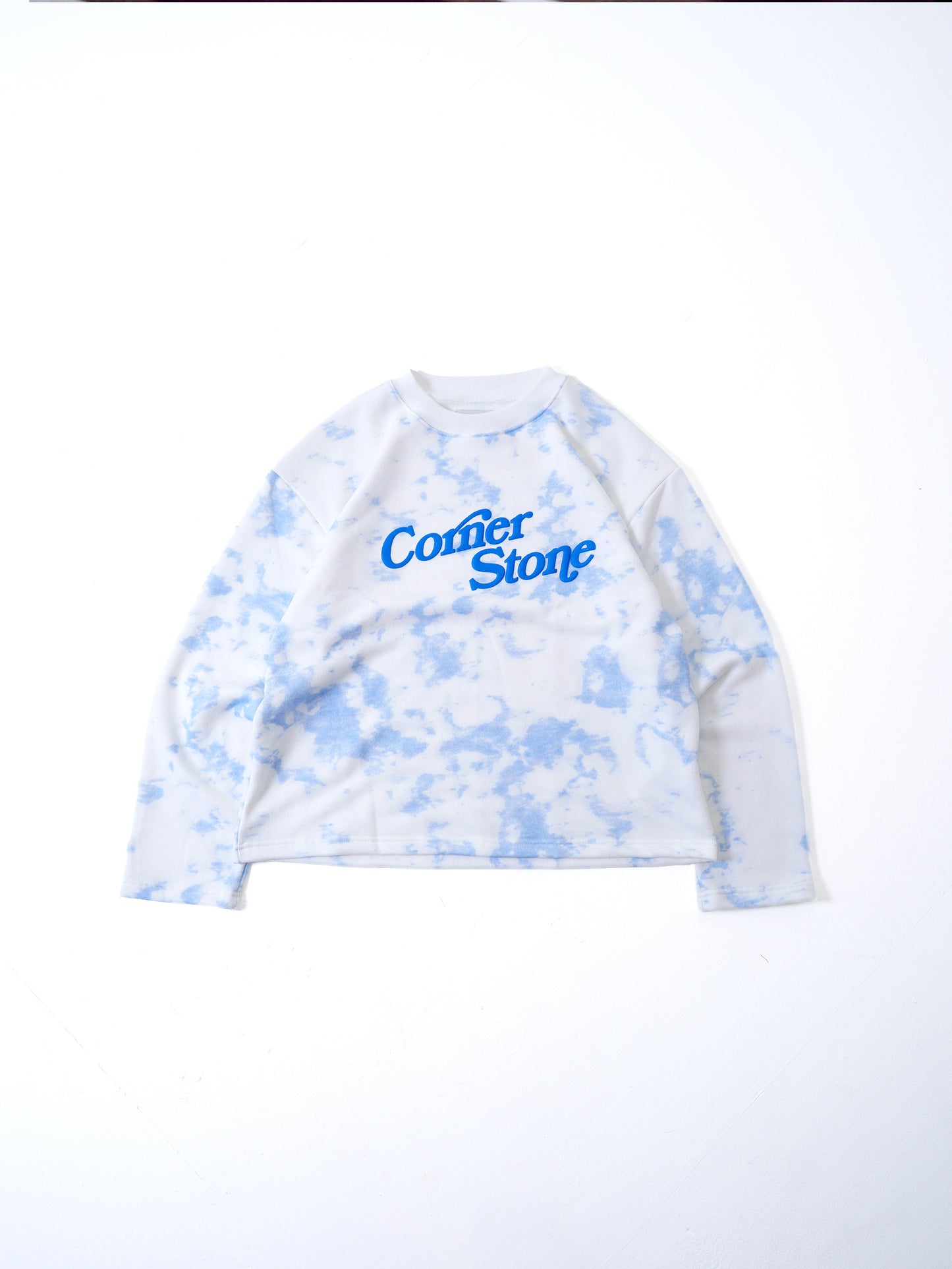 CORNERSTONE L/S TEE IN "CLOUD WASH"