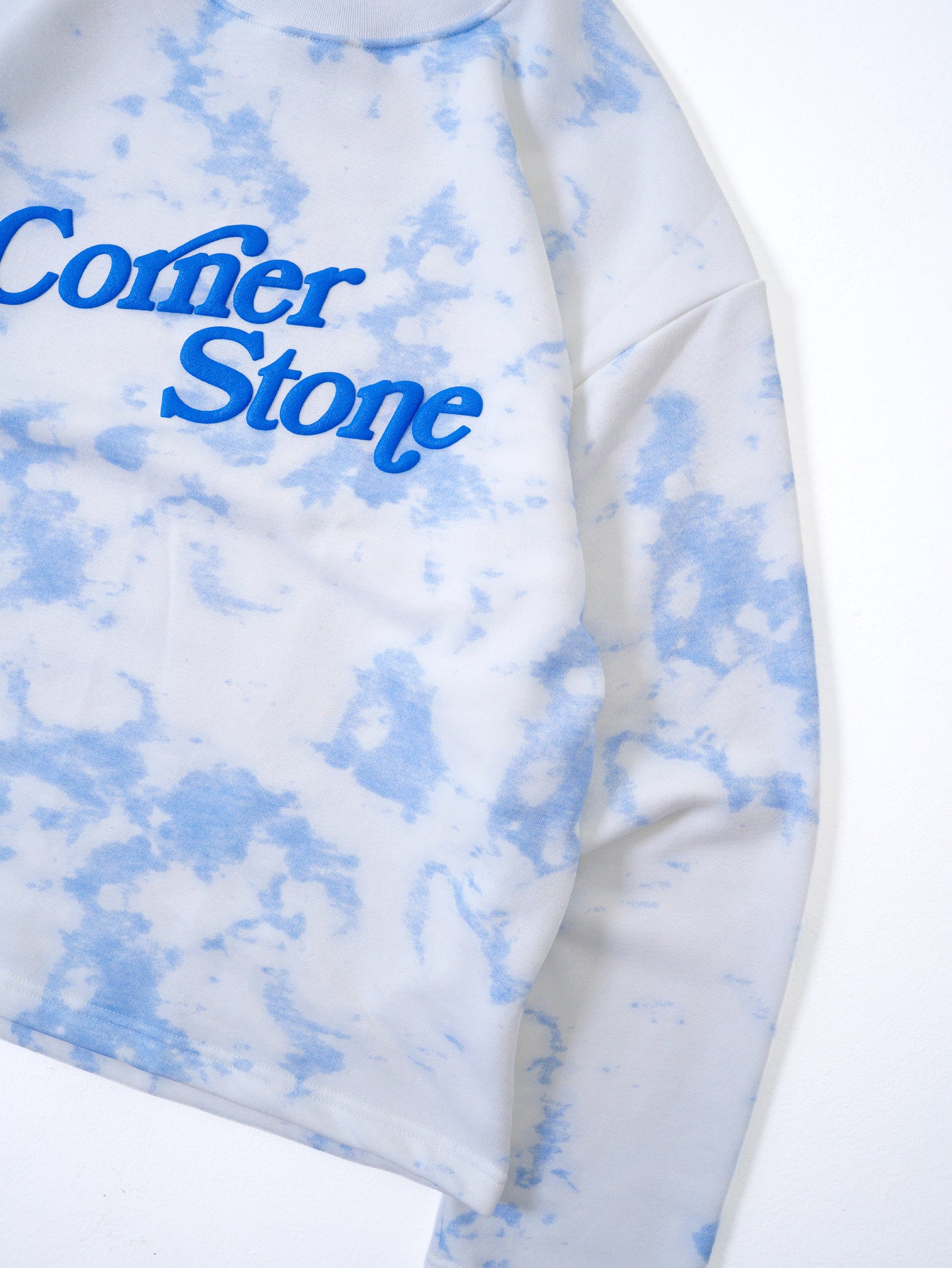 CORNERSTONE L/S TEE IN "CLOUD WASH"