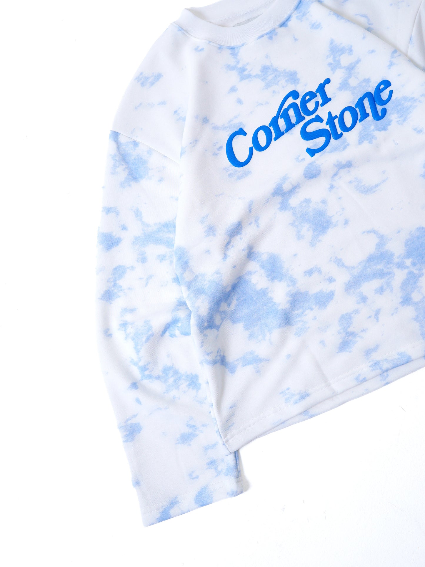 CORNERSTONE L/S TEE IN "CLOUD WASH"