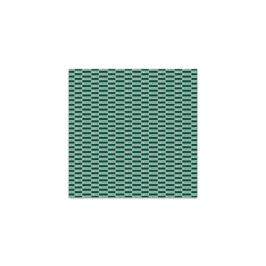 Charmeuse Patterned Scarf in Lux Green