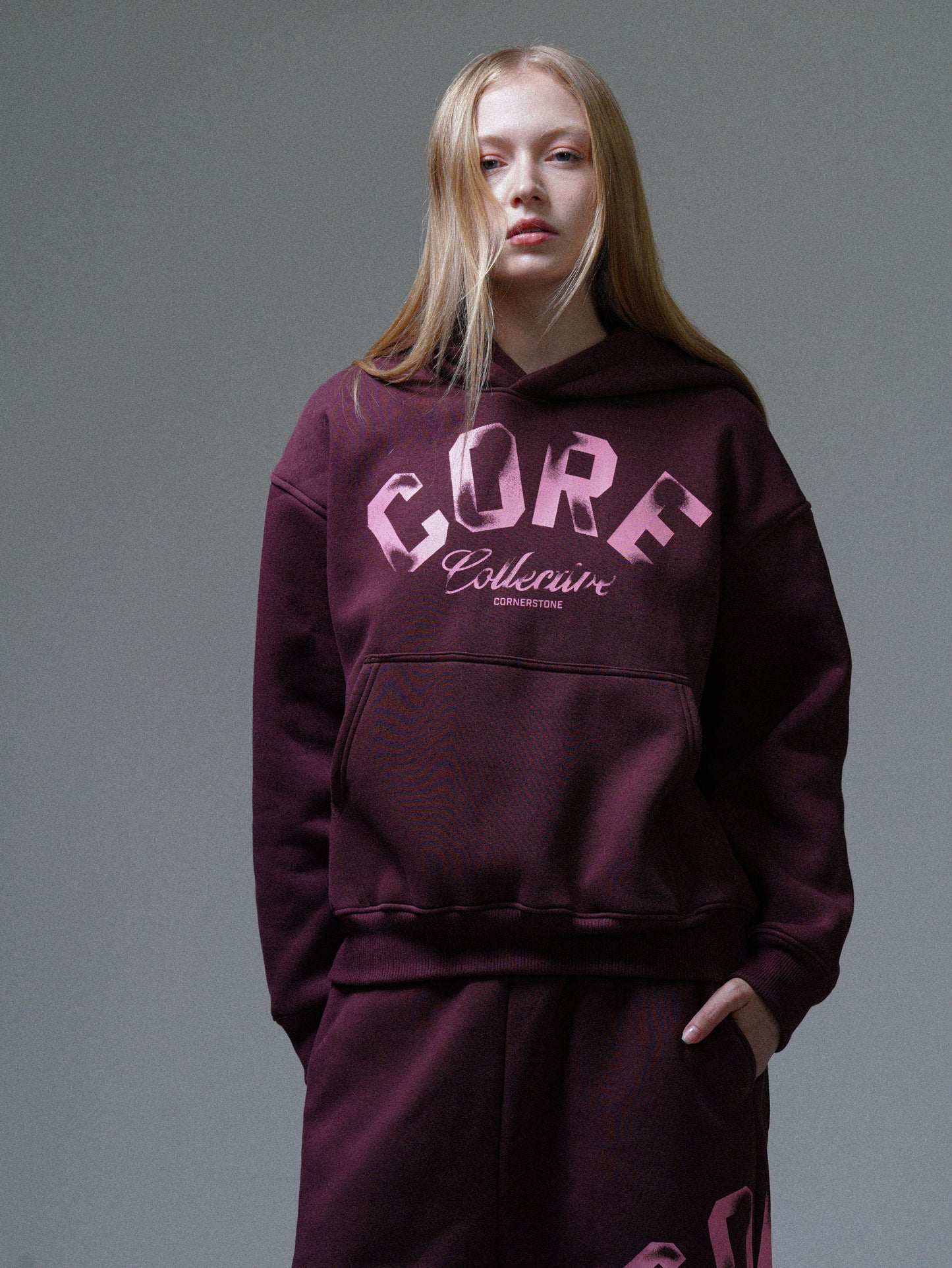 Core Hoodie - Merlot