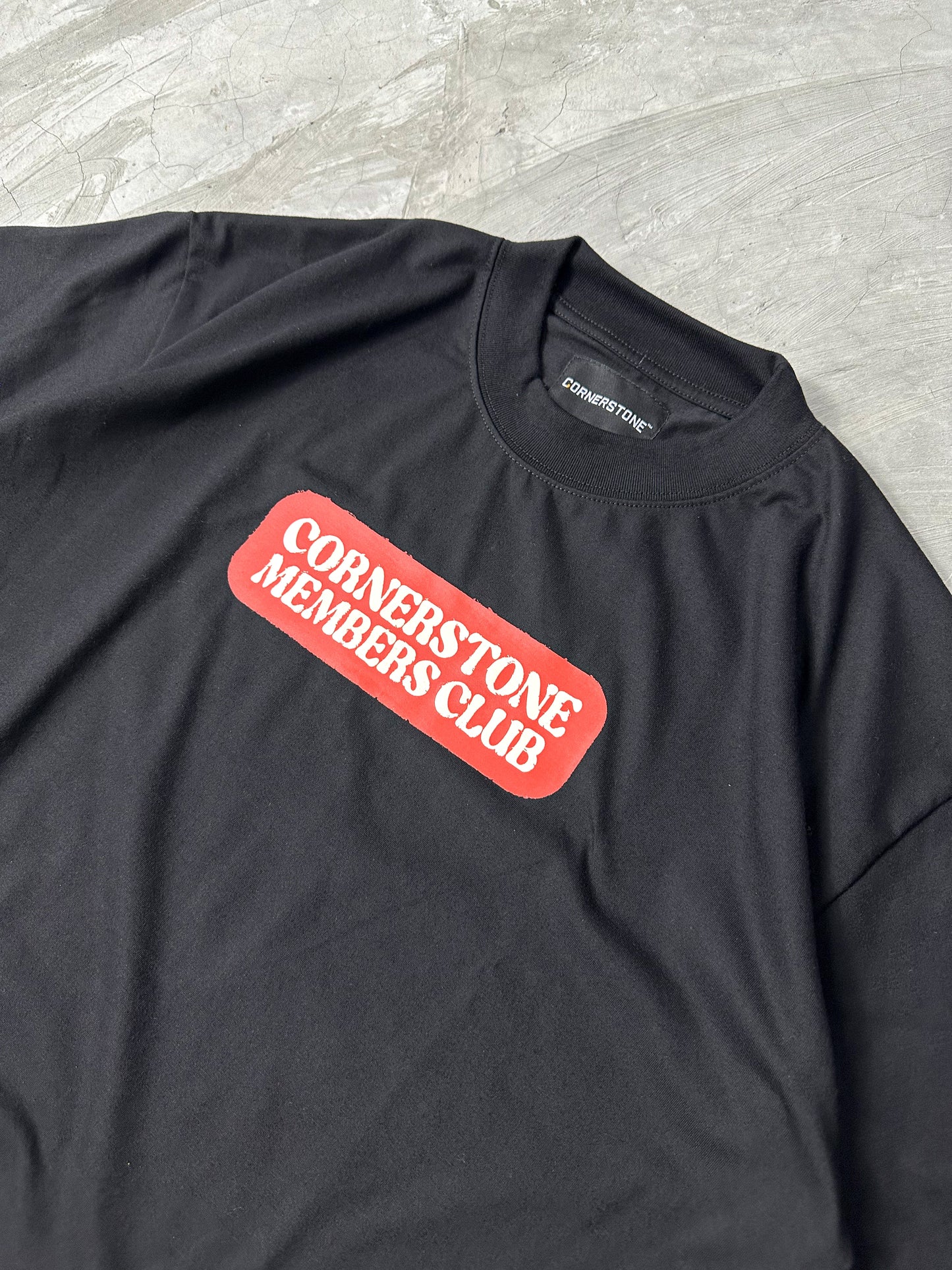 "CONSISTENCY" T-SHIRT IN BLACK