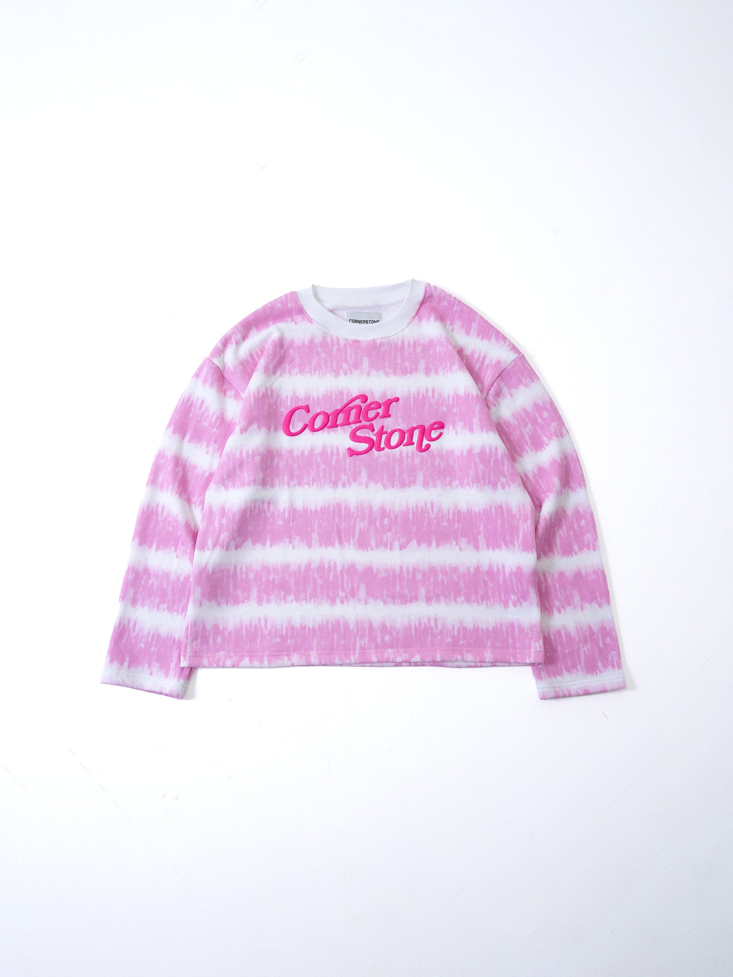CORNERSTONE L/S TEE IN "PINK NOISE"
