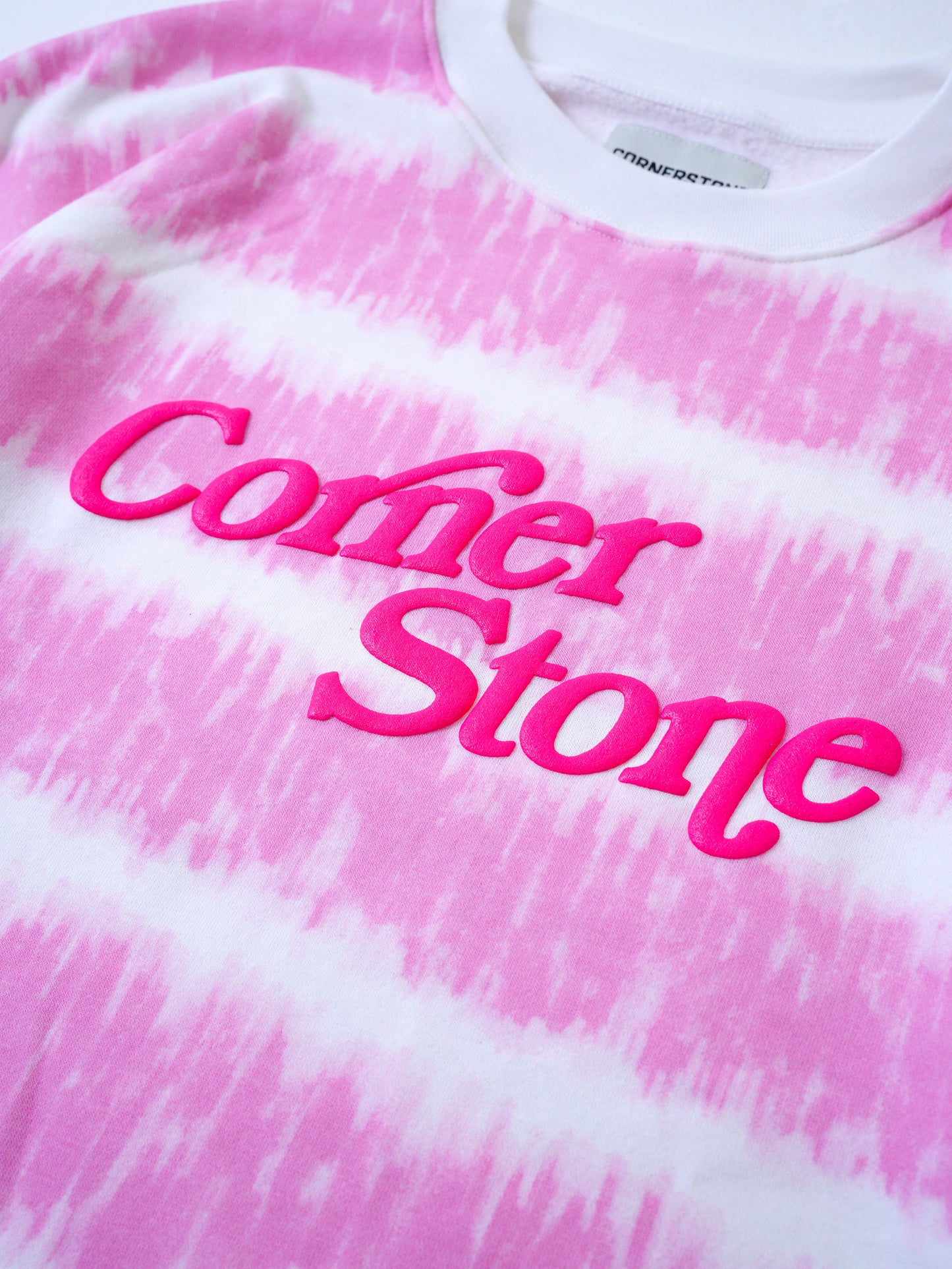 CORNERSTONE L/S TEE IN "PINK NOISE"