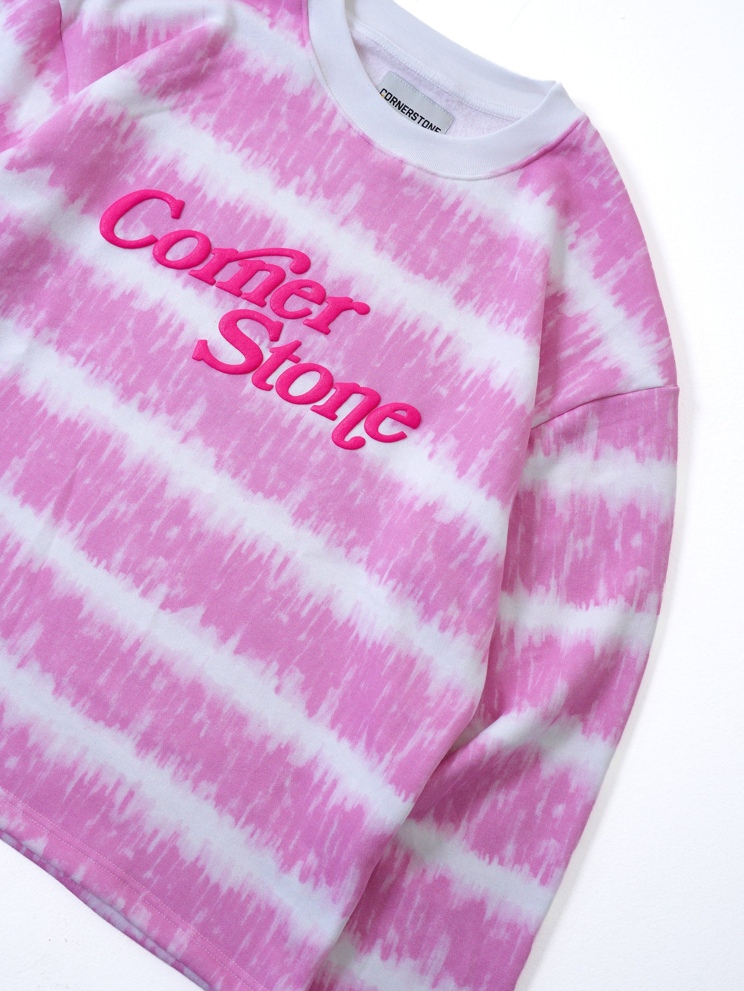 CORNERSTONE L/S TEE IN "PINK NOISE"