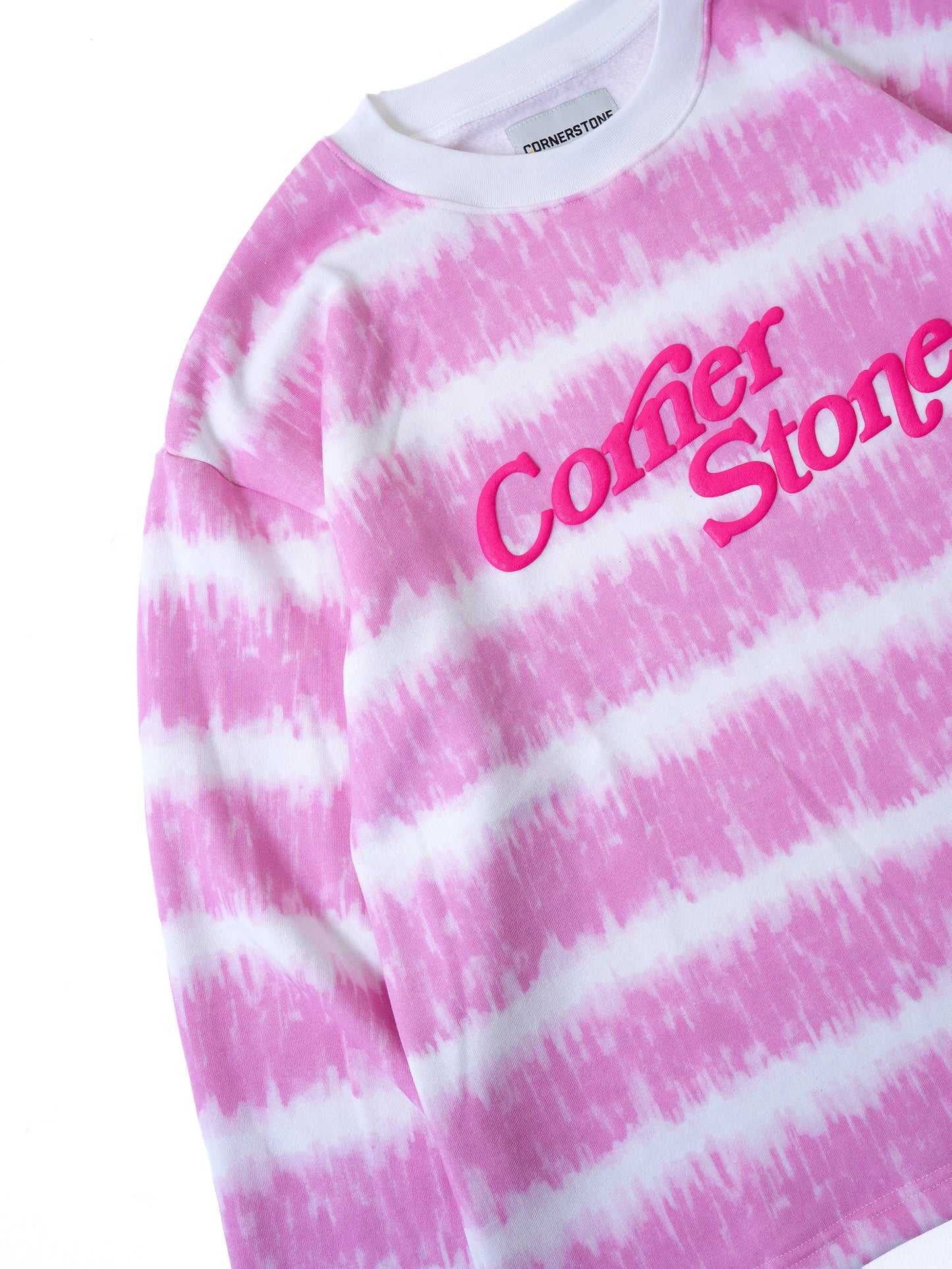 CORNERSTONE L/S TEE IN "PINK NOISE"