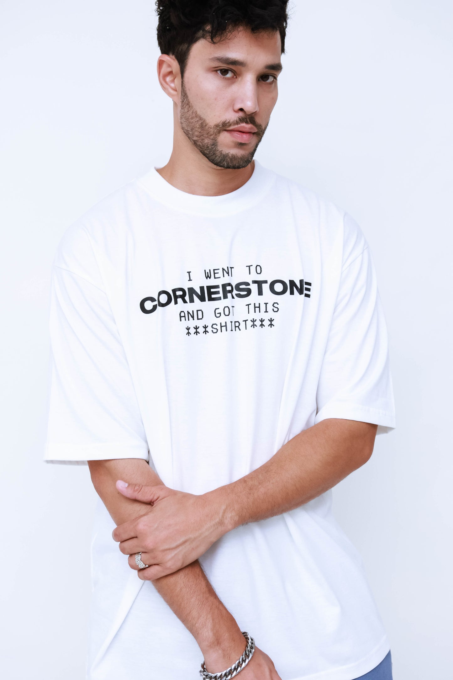 "RECEIPT" T-SHIRT IN OFFWHITE