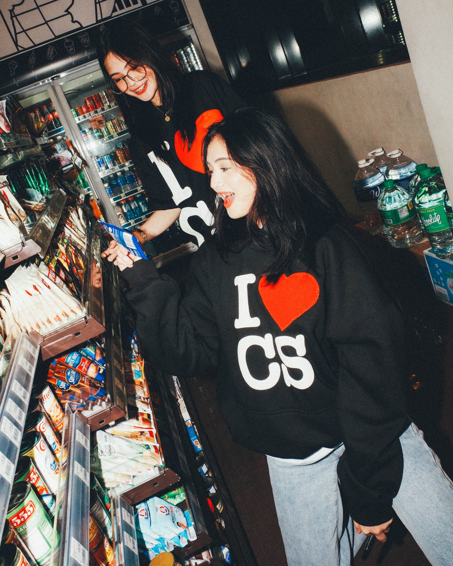 I LOVE CS HOODIE (PUFFED PRINT & CHENILLE EMBROIDERED)